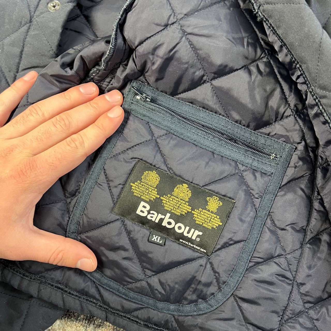 Barbour Barbour Vintage Y2K Mini Logo Quilted Button Up Jacket Size US XL / EU 56 / 4 - 6 Thumbnail