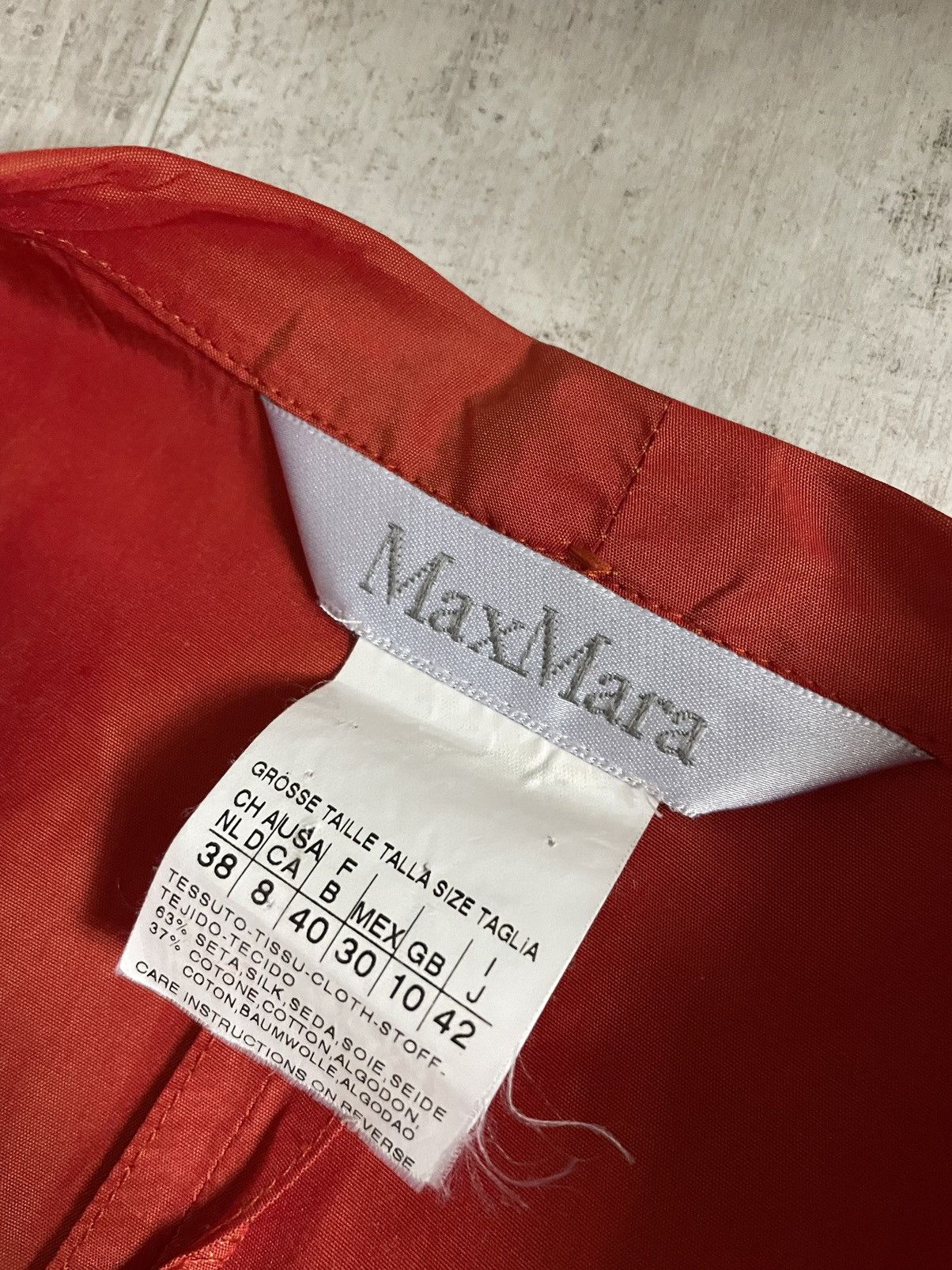 Max Mara × Vintage Vintage Max Mara 90’s Wrap Blouses Silk VERY RARE Size S / US 4 / IT 40 - 15 Thumbnail