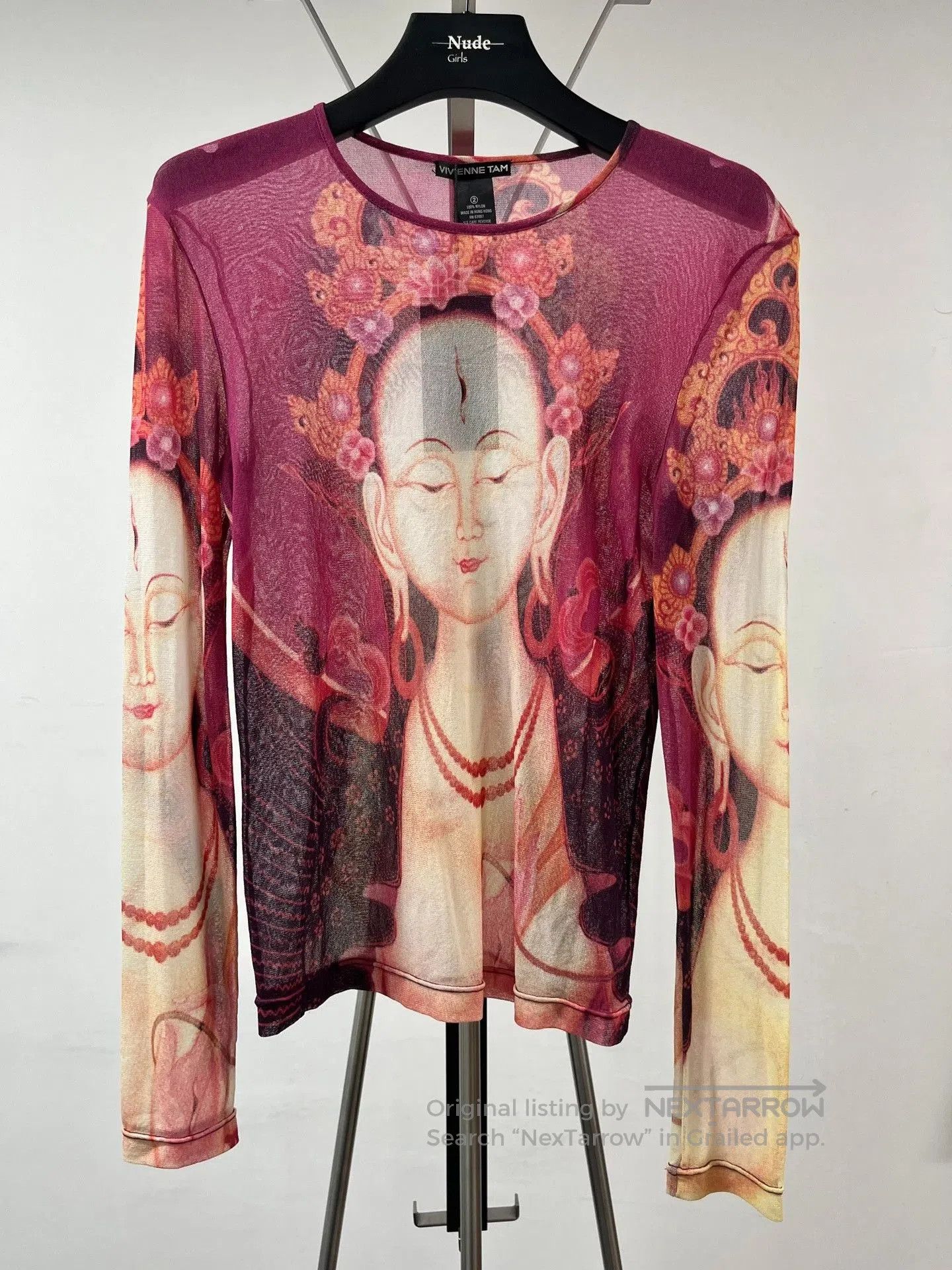 Vivienne Tam Vivienne Tam Buddha Print Mesh Top. Size M / US 6-8 / IT 42-44 - 1 Thumbnail