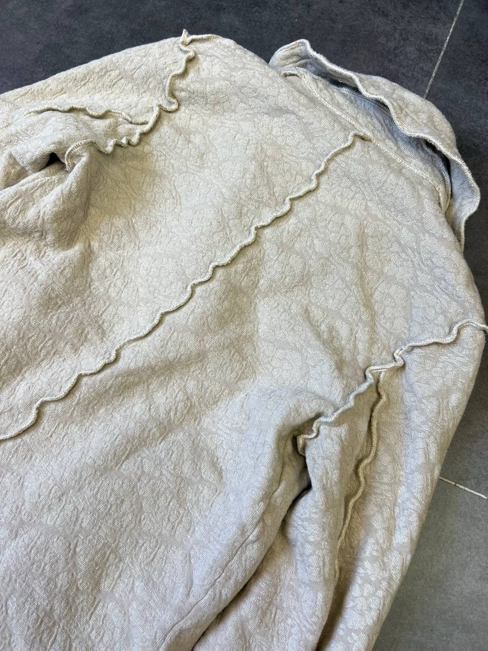 Japanese Brand Women's Transit linen Avant garden Long Coat Vintage Size XS / US 0-2 / IT 36-38 - 8 Thumbnail
