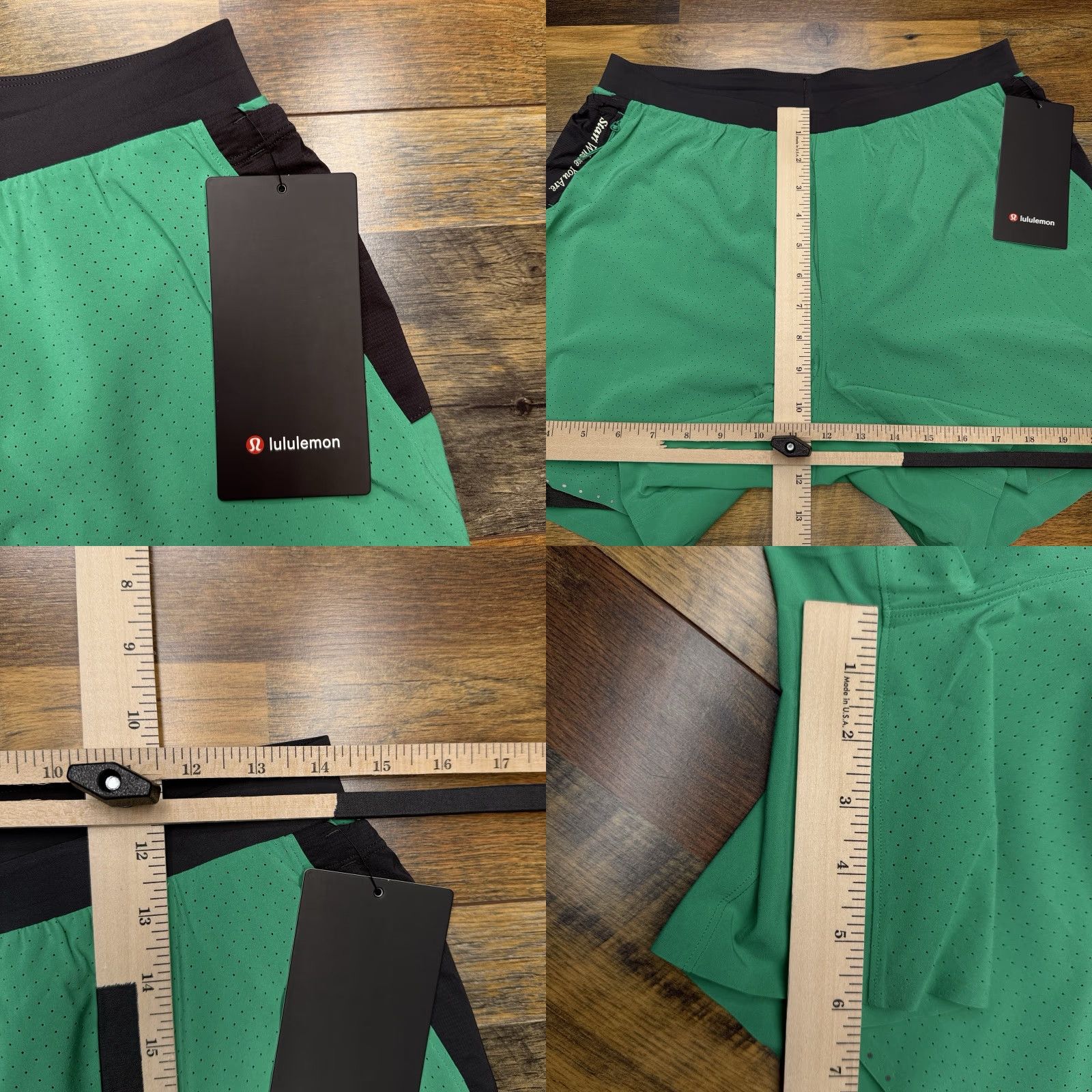 Lululemon Lululemon Road To Trail Shorts Mens Medium Green New Size US 31 - 8 Thumbnail