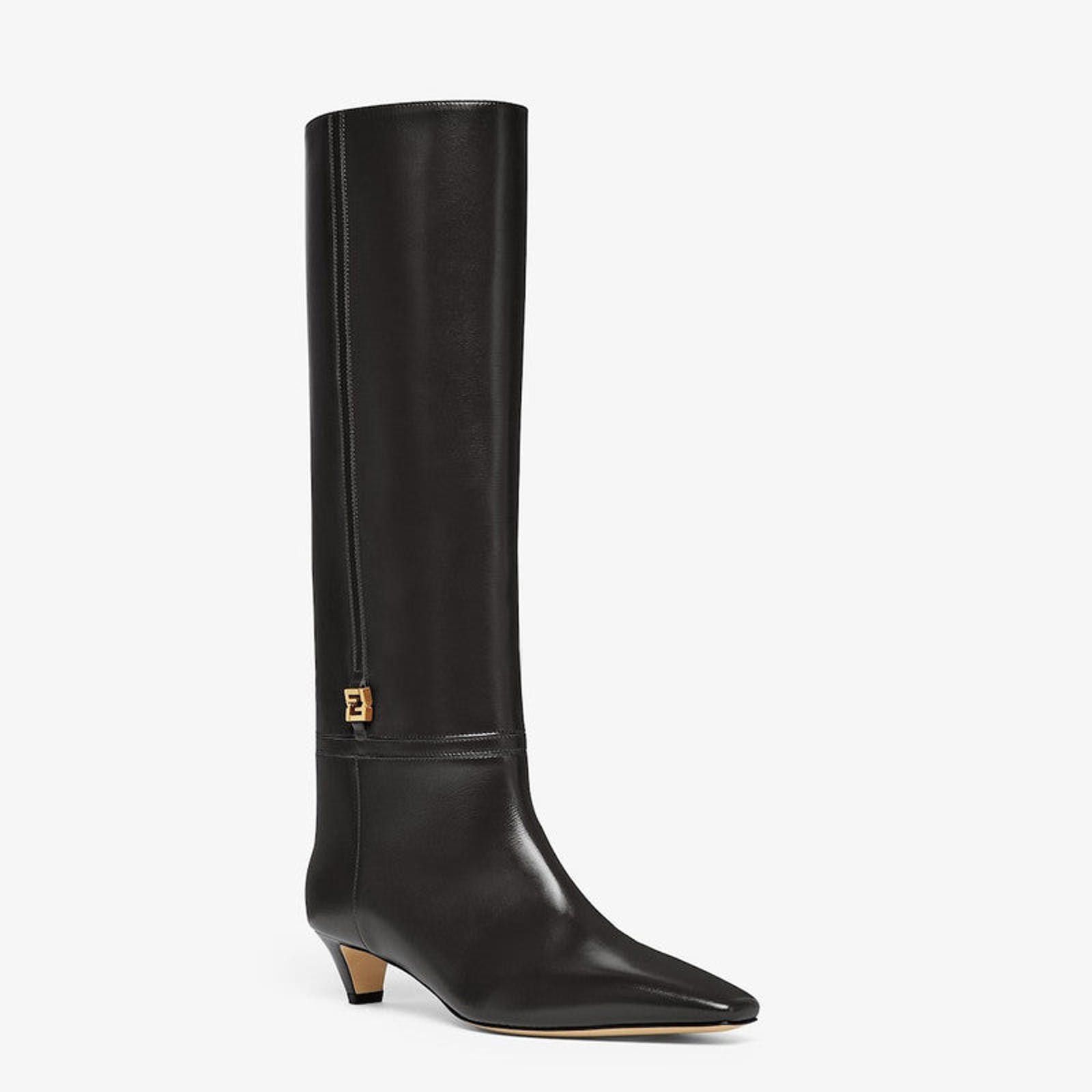 Fendi Fendi FFold Leather Boots Size US 7.5 / IT 37.5 - 2 Thumbnail