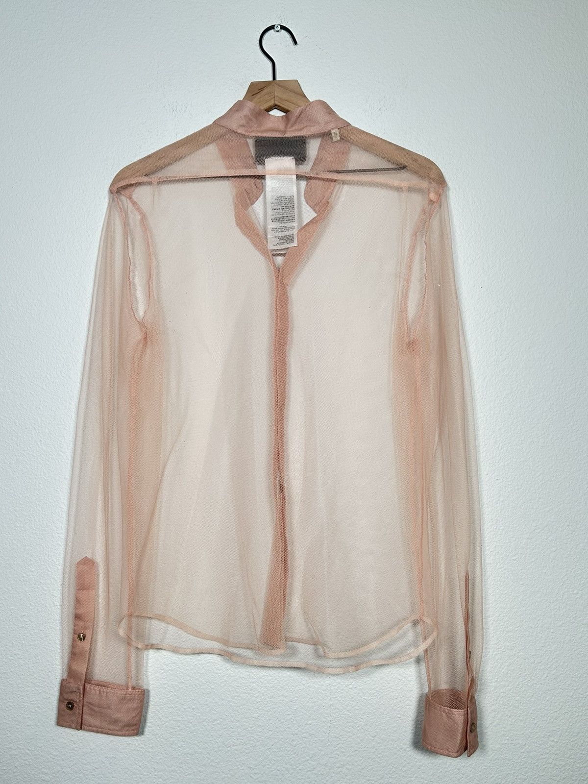Gucci Sheer Elegance Mesh Button Up Size M / US 6-8 / IT 42-44 - 4 Thumbnail