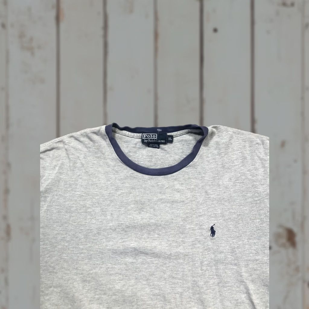 Polo Ralph Lauren Polo Ralph Lauren Shirt Mens XL Gray Ringer Tee Pony Logo Soft Cotton Crewneck Size US XL / EU 56 / 4 - 1 Thumbnail