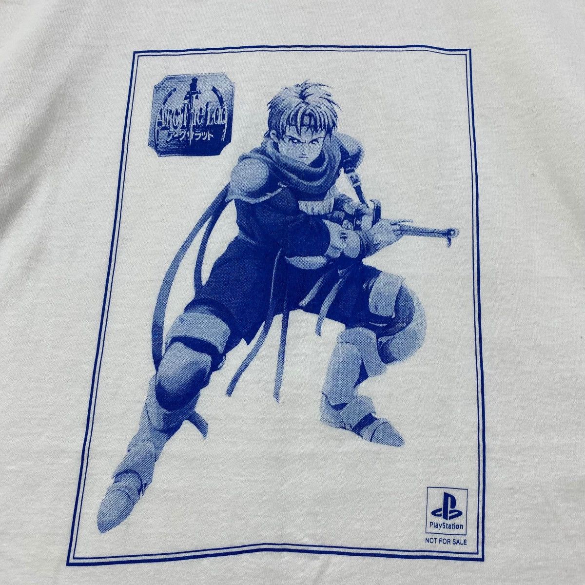 Playstation × Vintage Vintage 90's ARC THE LAD Playstation RPG Game Promo Tee Size US L / EU 52-54 / 3 - 3 Thumbnail