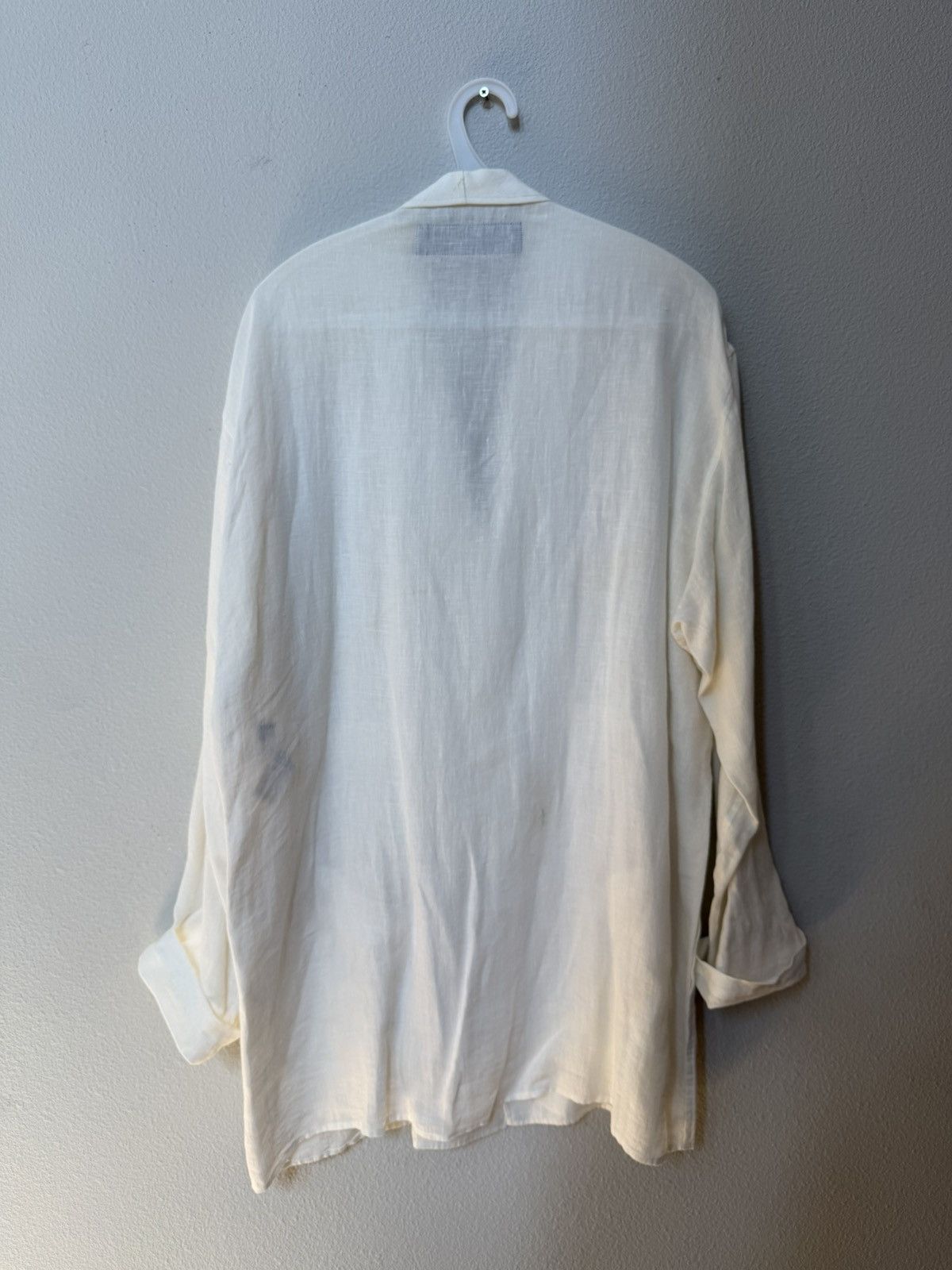 Yohji Yamamoto Linen yohji Yamamoto produce shirt jacket Size US L / EU 52-54 / 3 - 3 Thumbnail