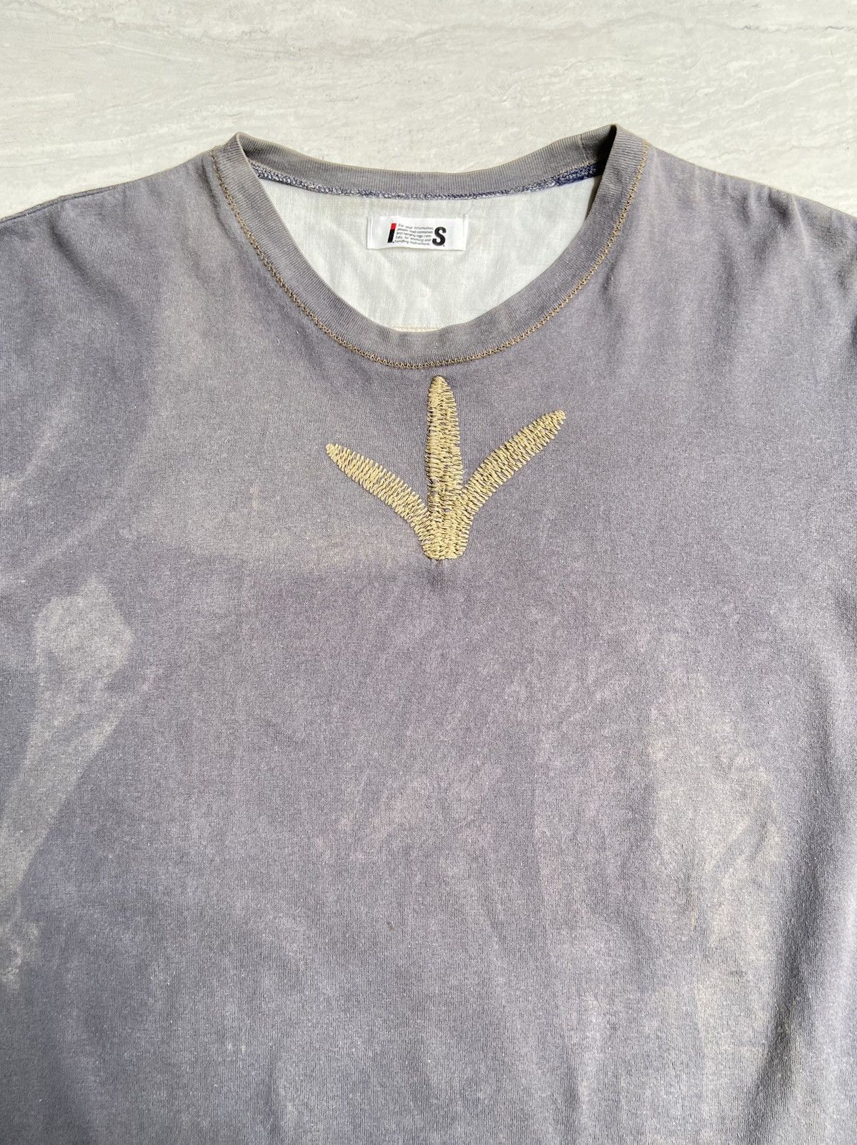 Issey Miyake IS ISSEY MIYAKE Grey T-shirt Size US S / EU 44-46 / 1 - 3 Thumbnail