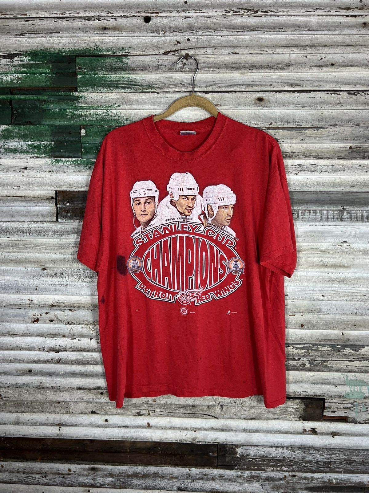 Vintage Vintage Detroit Red Wings Shirt Size US XL / EU 56 / 4 - 1 Thumbnail