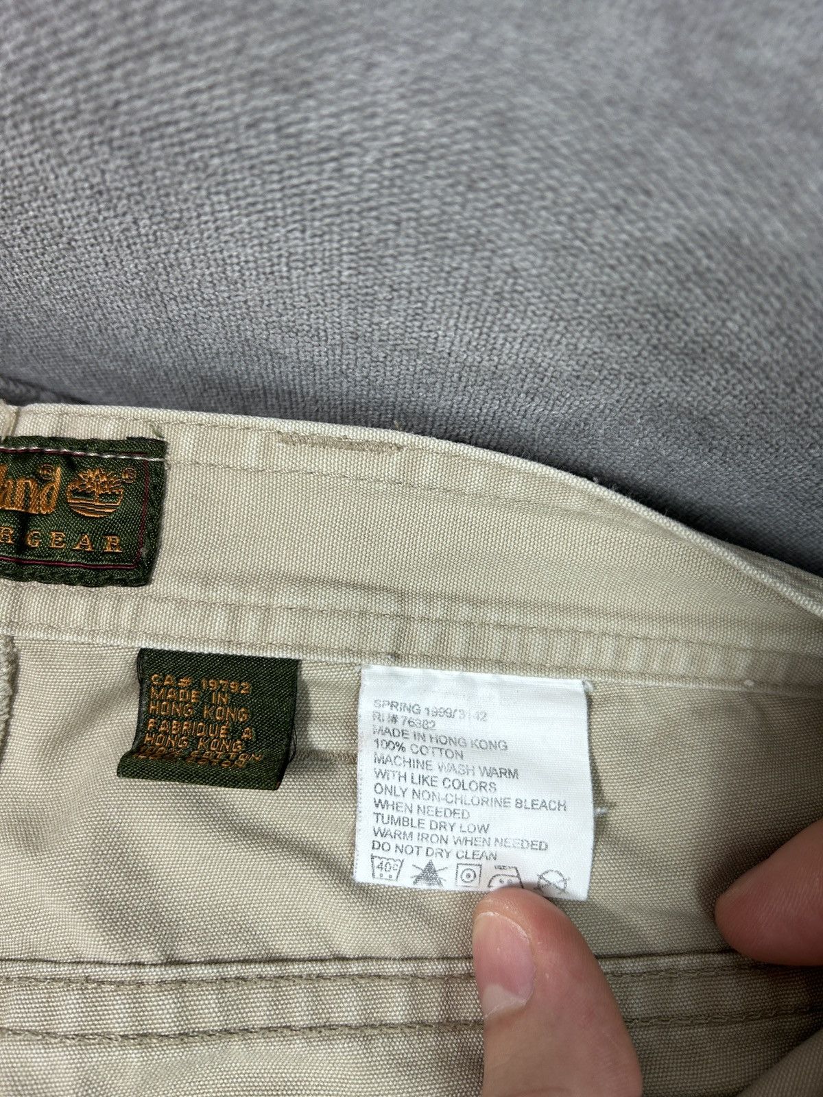 Timberland × Vintage TIMBERLAND CARGO VINTAGE SHORTS MADE IN HONG KONG Size US 31 - 7 Thumbnail