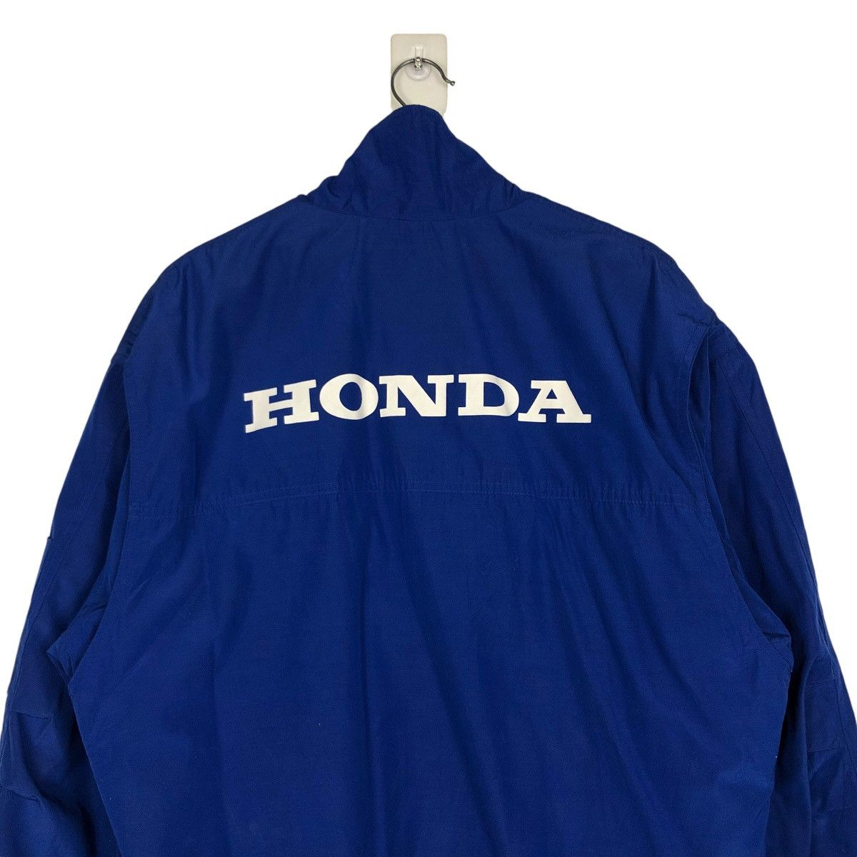 Honda 🔥VINTAGE RACING HONDA BOMBER JACKET BIG LOGO SPELL OUT Size US L / EU 52-54 / 3 - 11 Thumbnail