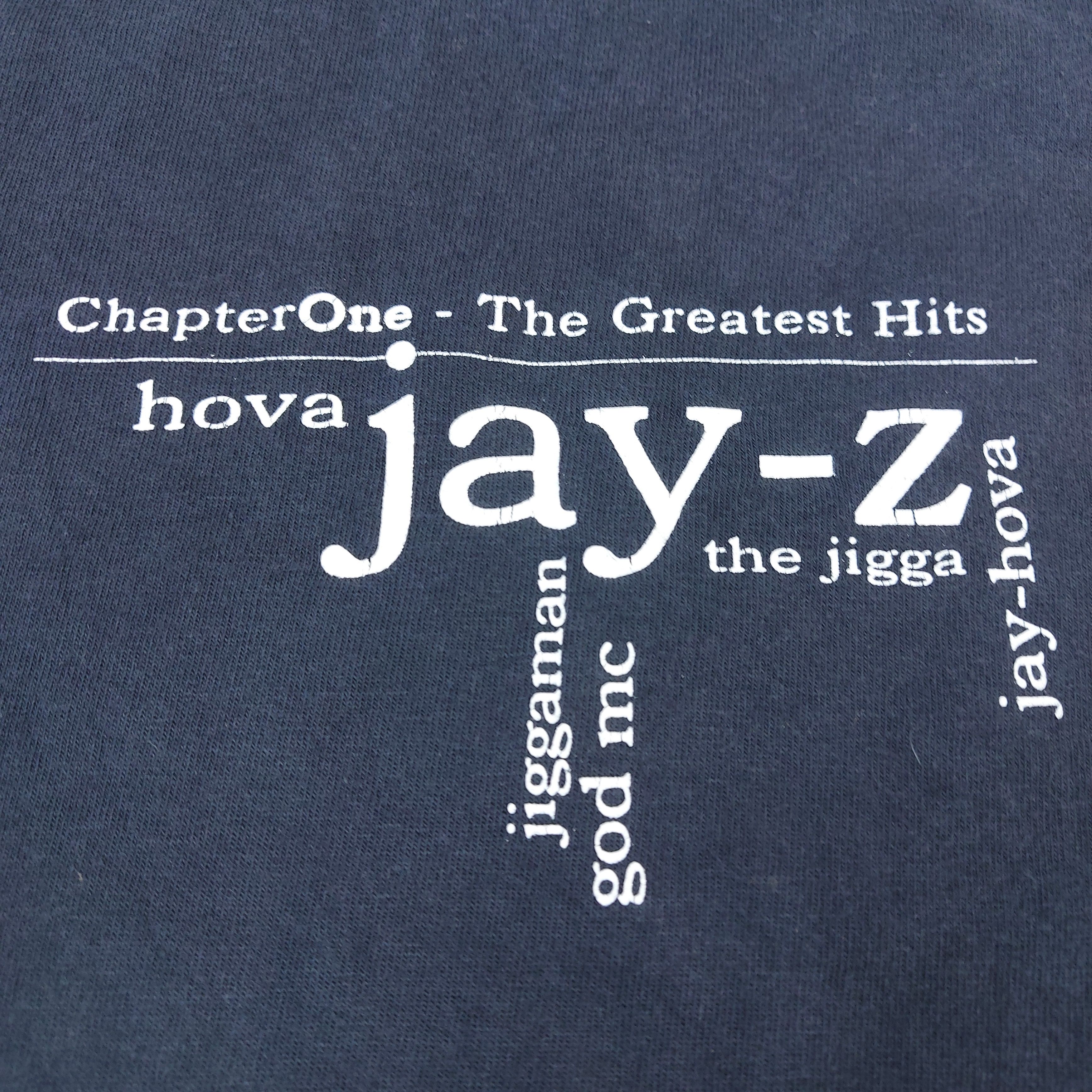 Rap Tees Vintage 2002 Jay-Z Chapter One the greatest hits Album TEE Size US M / EU 48-50 / 2 - 3 Thumbnail