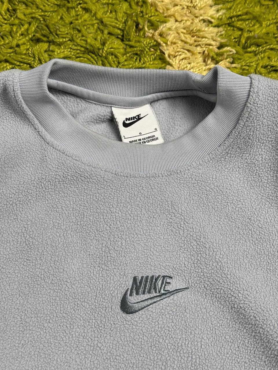 Nike × Vintage Nike Vintage Central Logo Fleece Sweatshirt Size US L / EU 52-54 / 3 - 2 Thumbnail