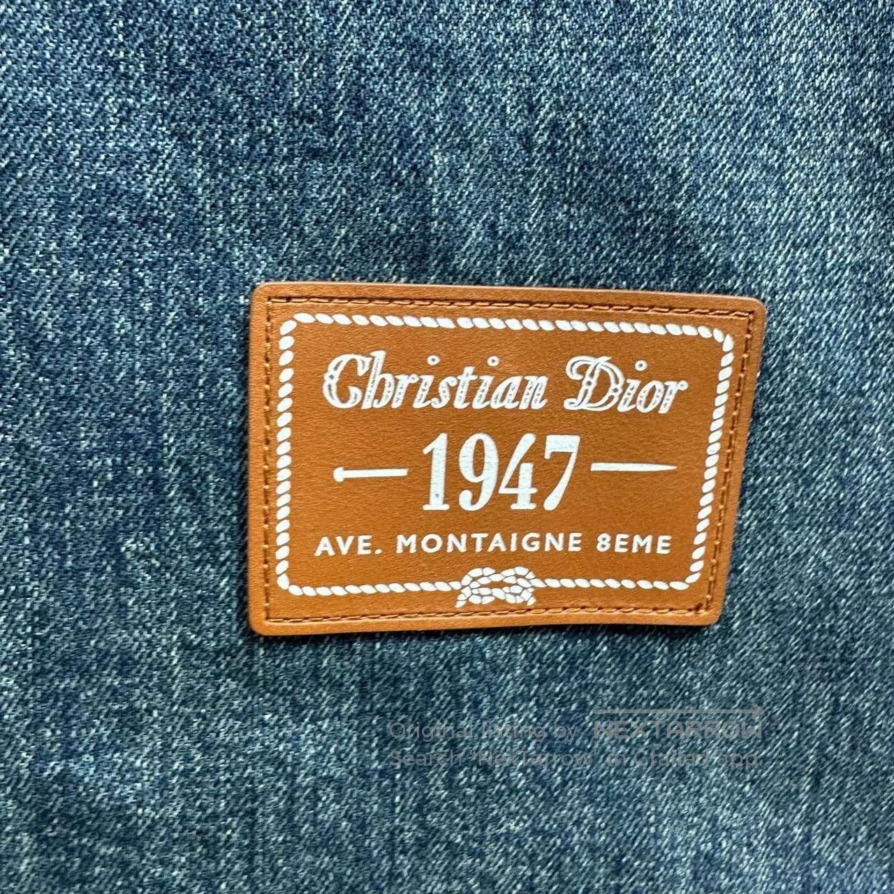 Dior dior blue denim logo long sleeve shirt. Size US M / EU 48-50 / 2 - 4 Thumbnail