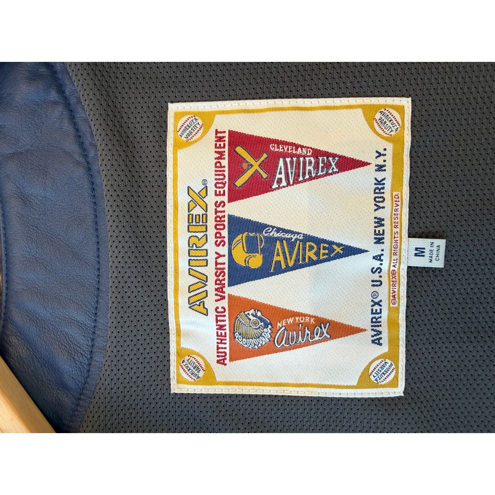 Avirex Avirex Game Day Napa Leather Jersey Size US M / EU 48-50 / 2 - 8 Thumbnail