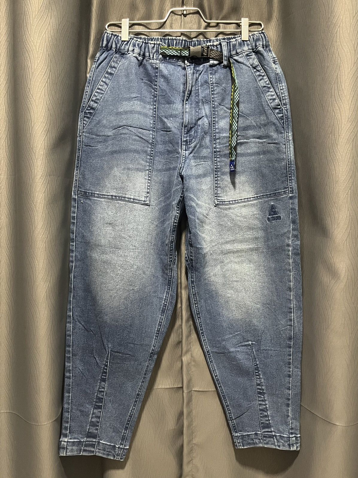 Gramicci Gerry Stretches Denim Outdoor Pants Size US 30 / EU 46 - 1 Thumbnail