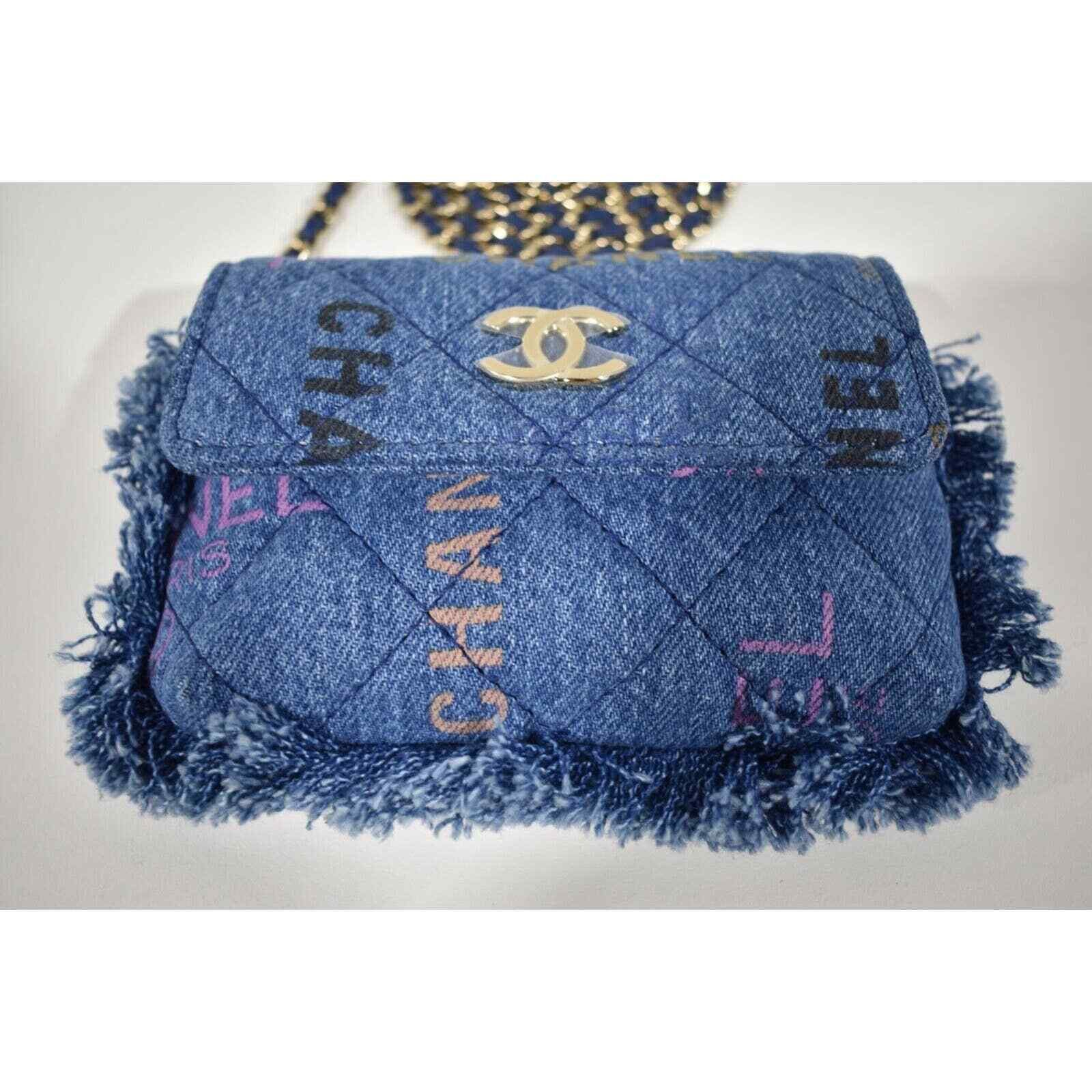 Chanel Chanel Graffiti Shoulder Crossbody Clutch Credit Card Bag Size ONE SIZE - 7 Thumbnail