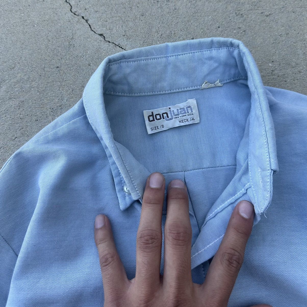 Vintage Thin One-Pocket Chambray Shirt Size US XS / EU 42 / 0 - 3 Thumbnail