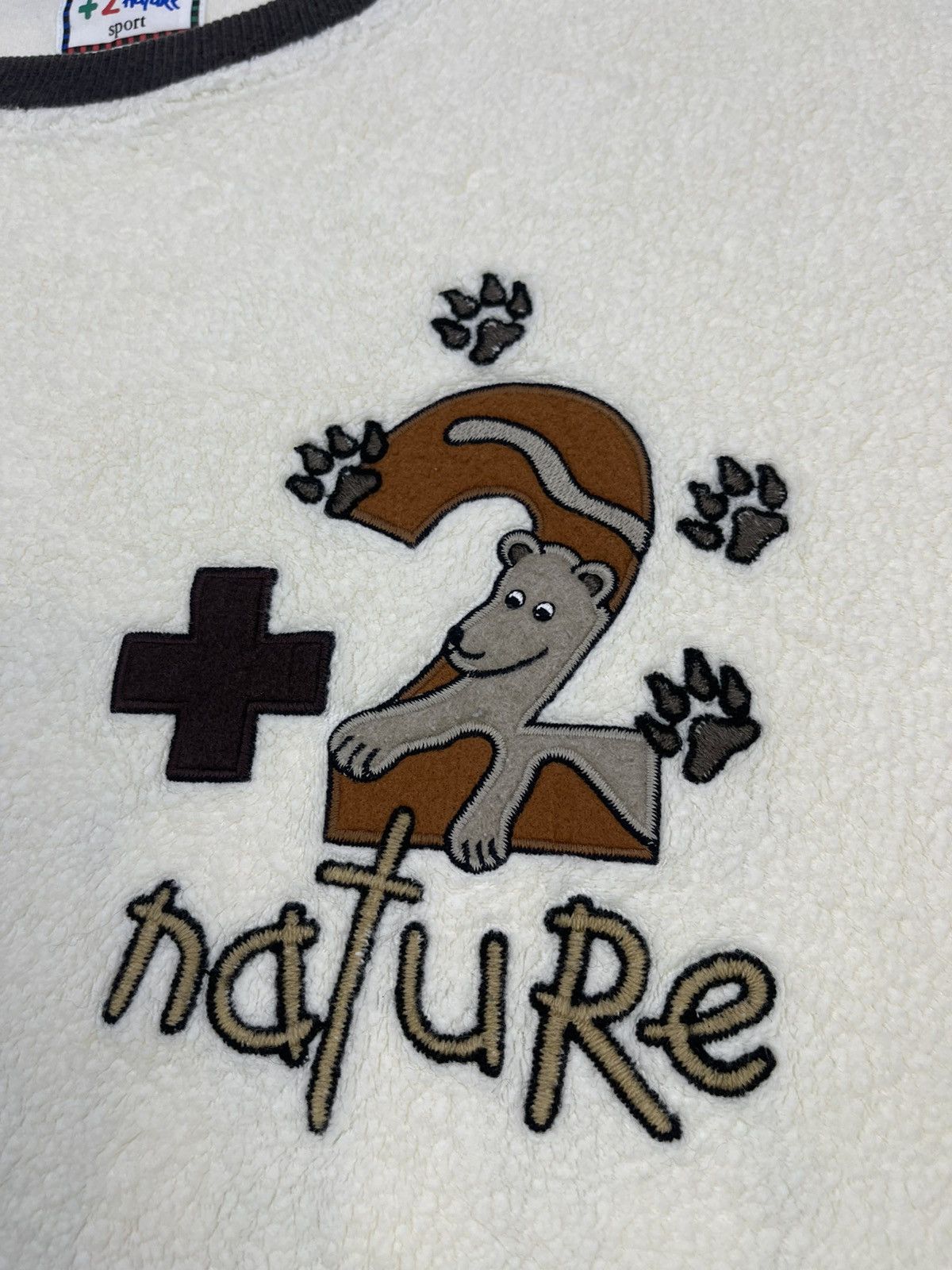 Jean Charles De Castelbajac Jean Charles De Castelbajac x +2 Nature Fleece Sweatshirt Size US M / EU 48-50 / 2 - 9 Thumbnail