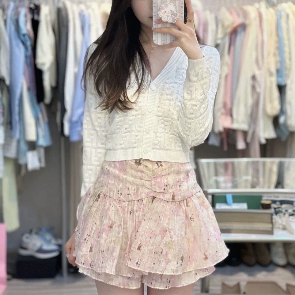 Fendi Fendi mar466 all over FF short knit cardigan 40 Size S / US 4 / IT 40 - 6 Thumbnail