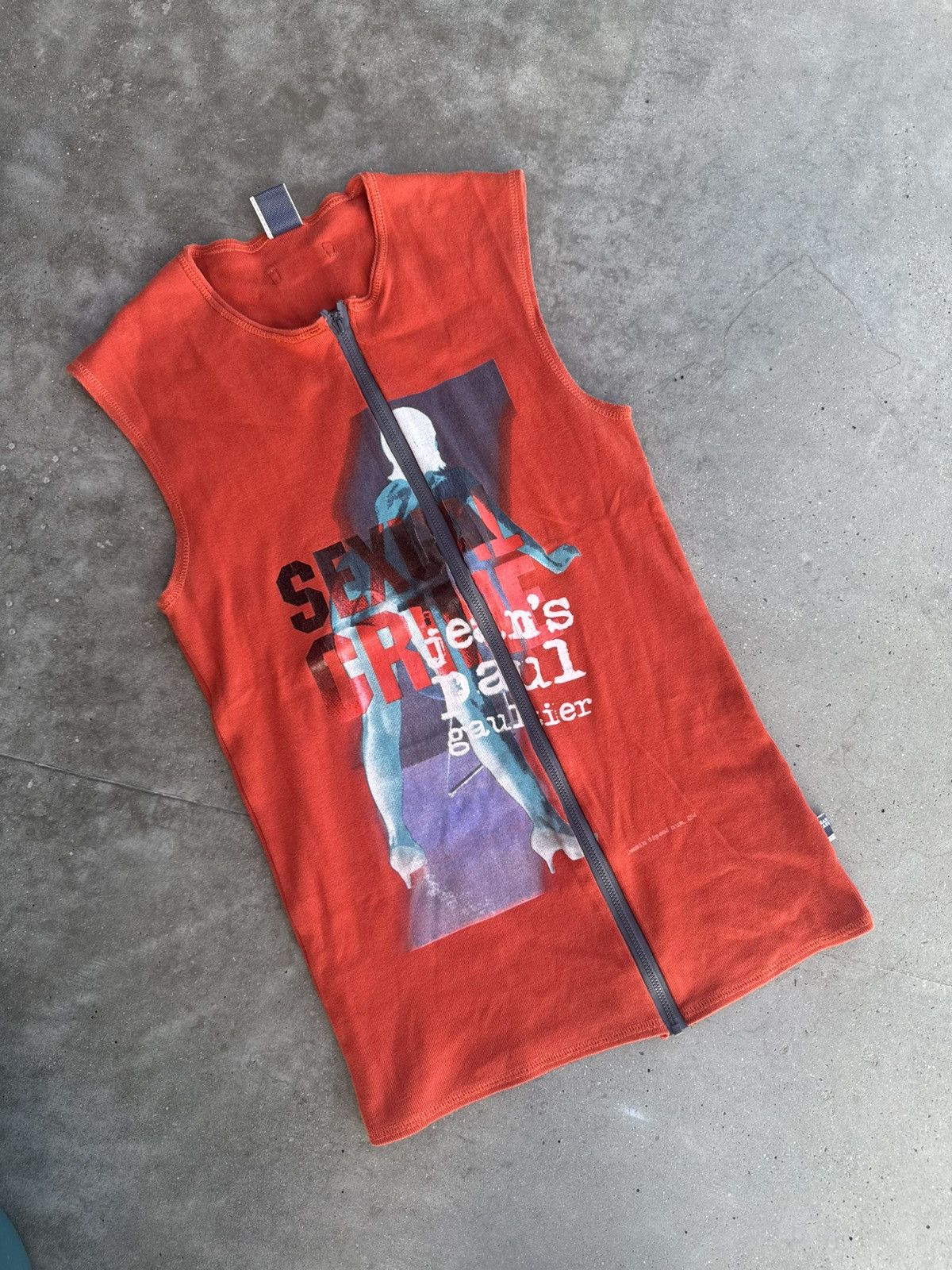 Jean Paul Gaultier Jean Paul Gaultier Jeans Tank Top Crop Y2k archive 00s 90s Size M / US 6-8 / IT 42-44 - 1 Thumbnail