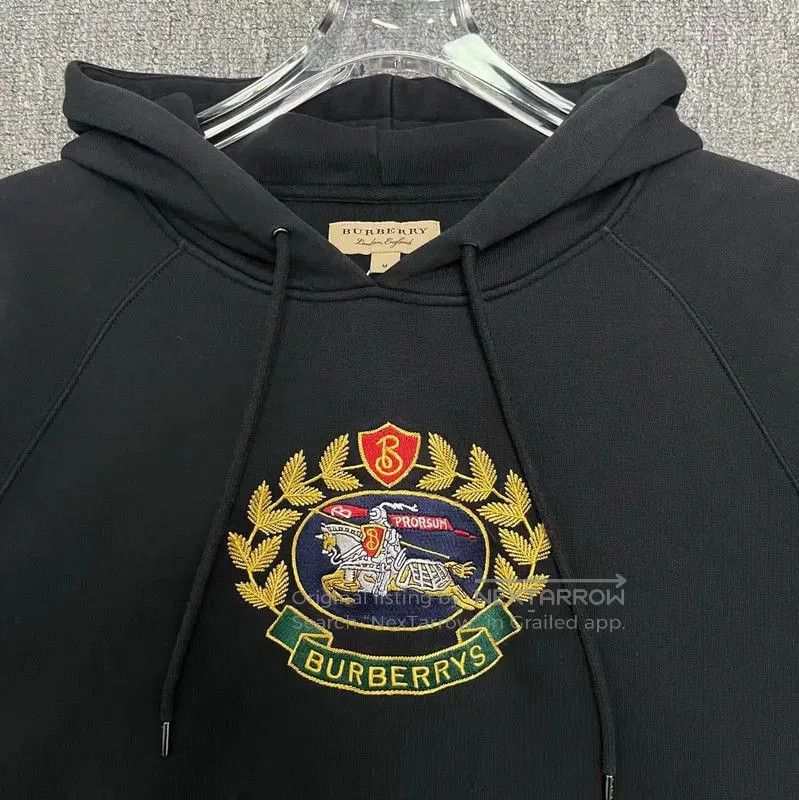 Burberry Burberry Black Cotton Men's Hoodie. Size US M / EU 48-50 / 2 - 4 Thumbnail