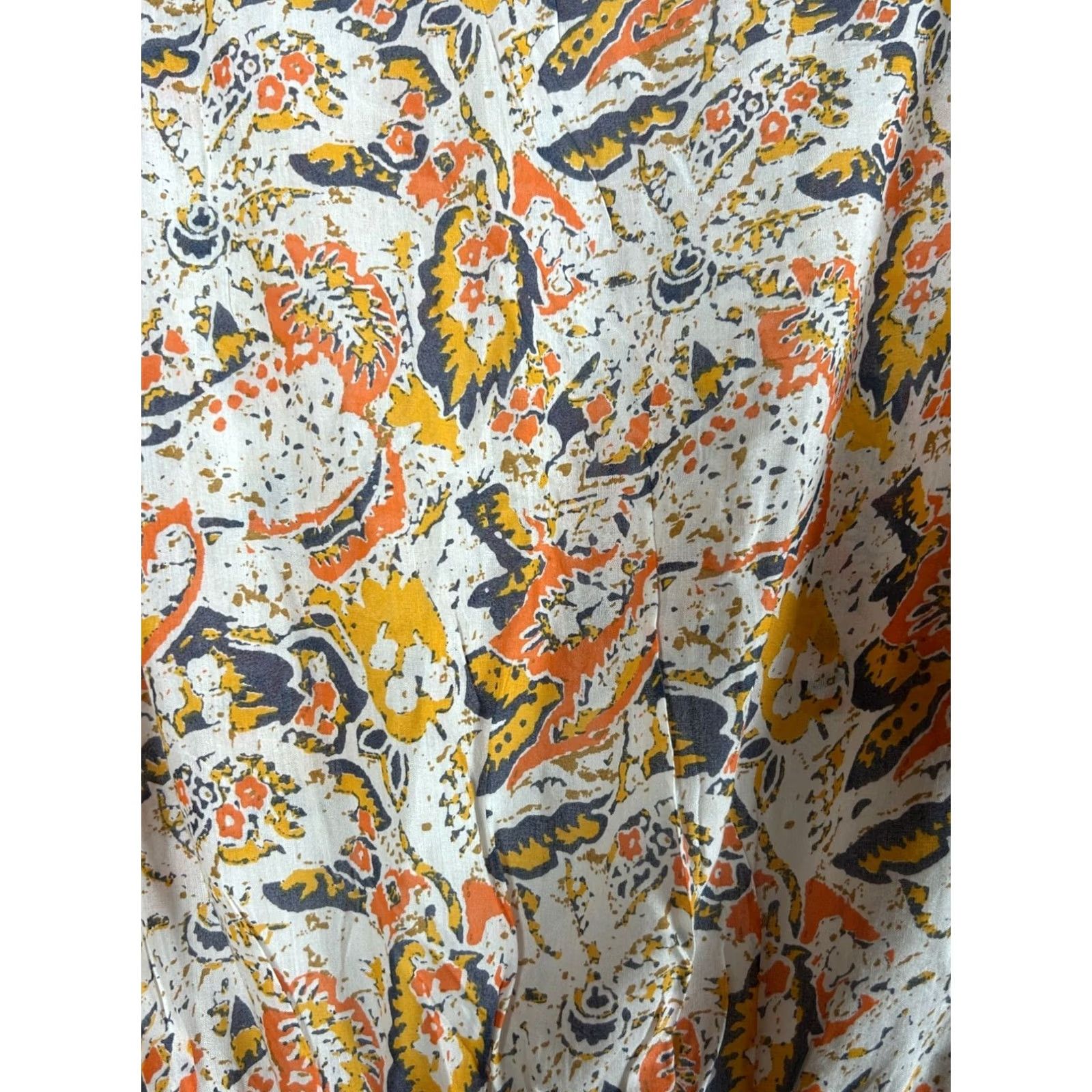 Free People VINTAGE-NOT? Free People Mini Dress Short Sun Printed Long Sleeve Cut Out Back Button NWOT Size S / US 4 / IT 40 - 2 Thumbnail