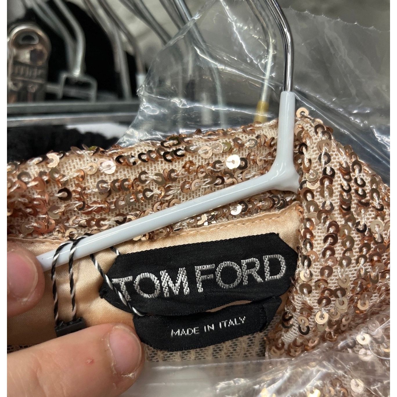 Tom Ford Tom Ford Pink Sequin Suit - Elegant IT40-44 Size S Size S / US 4 / IT 40 - 9 Thumbnail