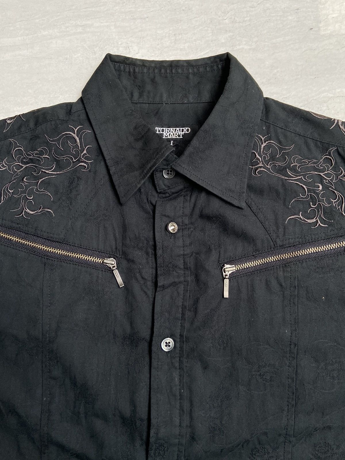 Tornado Mart TORNADO MART Black Shirt Size US S / EU 44-46 / 1 - 5 Thumbnail