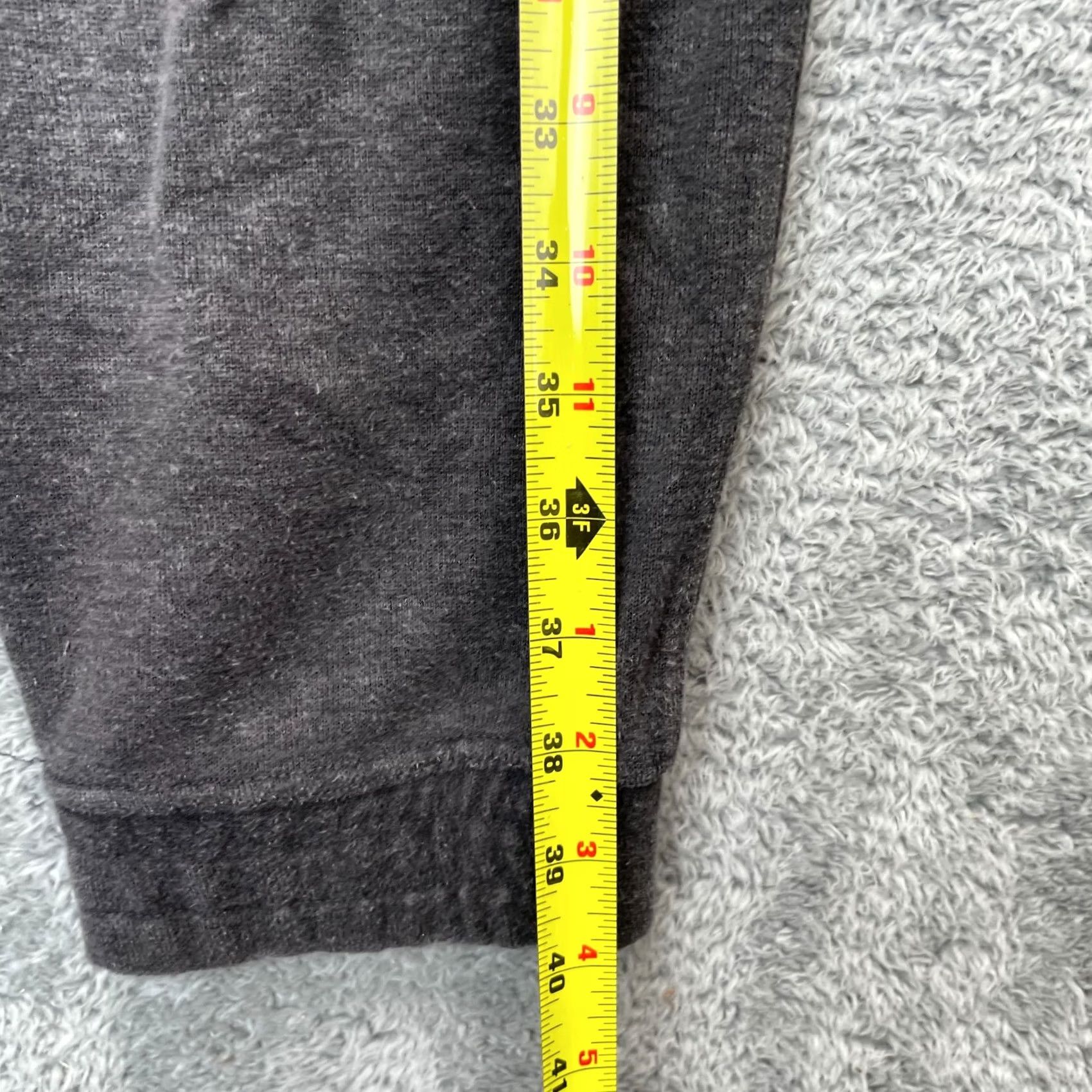 Prana prAna Sweatpants Pants Mens Small Gray Fleece Tapered Leg Drawstring Performance Activewear Casual Baggy Lounge Pants Slim Fit Size US 30 / EU 46 - 6 Thumbnail