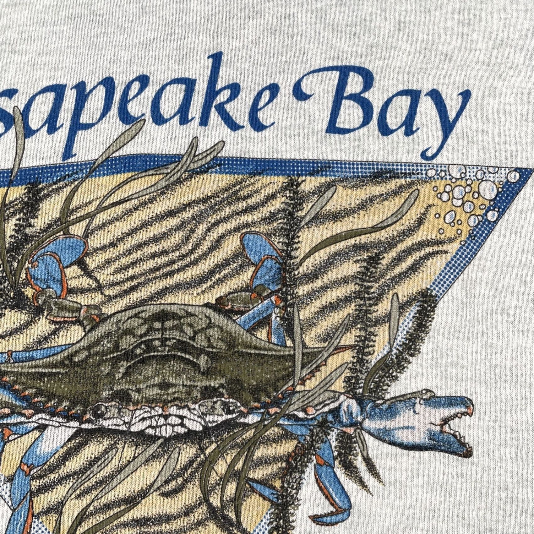 Fruit Of The Loom VINTAGE Fruit of the Loom Sweatshirt Mens XL Chesapeake Bay Blue Crab Made In USA Sweatshirt Size US XL / EU 56 / 4 - 5 Thumbnail
