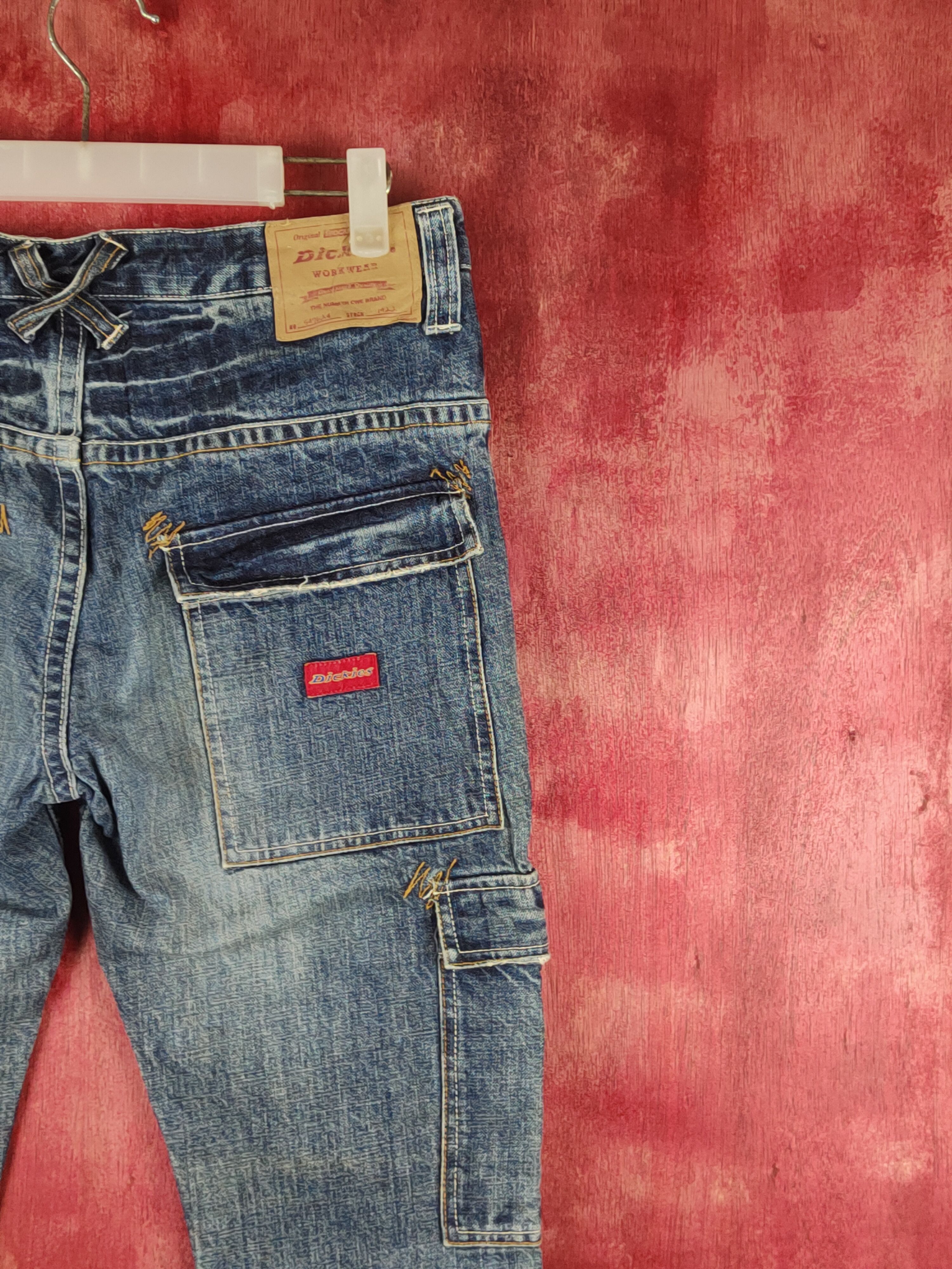 Dickies Dickies Dark Blue Distressed Ripped Jeans #S2365 Size US 30 / EU 46 - 12 Thumbnail