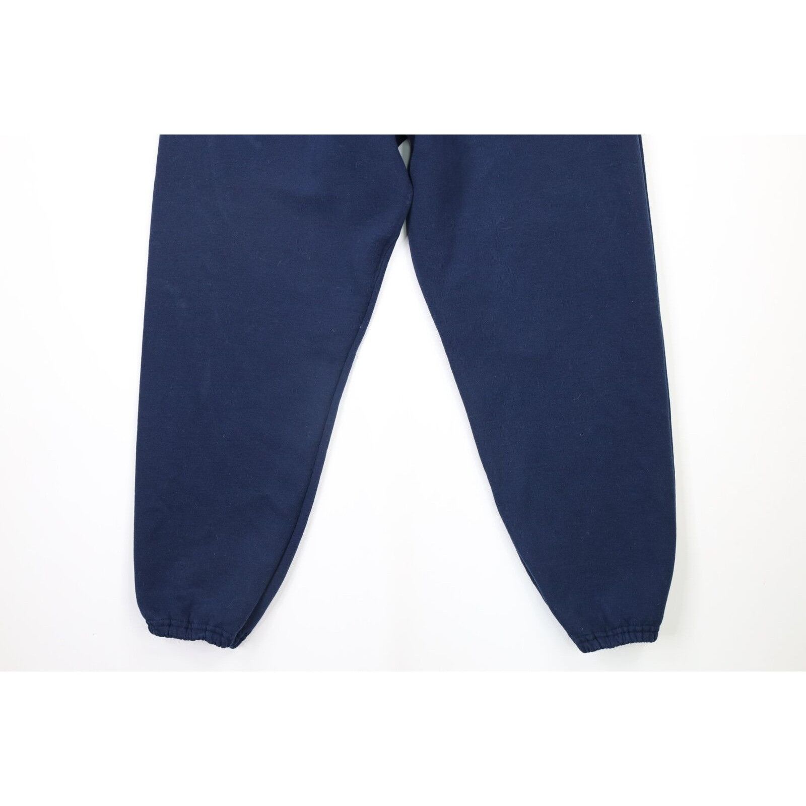 Vintage Vintage 90s Streetwear Blank Cuffed Sweatpants Joggers Size US 32 / EU 48 - 11 Thumbnail