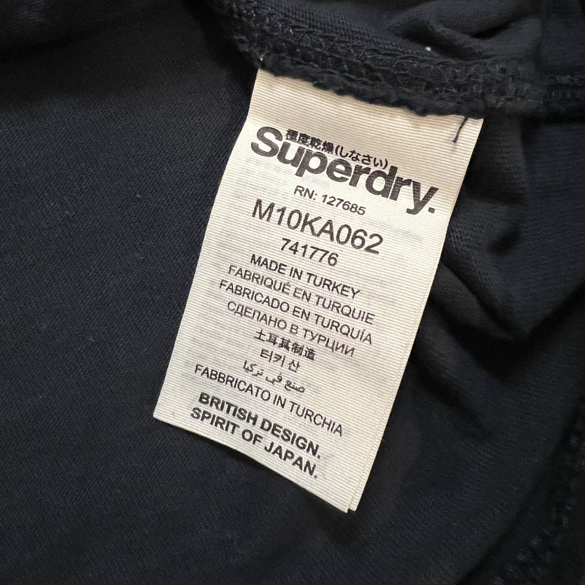 Superdry SUPERDRY Real Original Athletic Grade Navy Blue Tee Size US XL / EU 56 / 4 - 7 Thumbnail