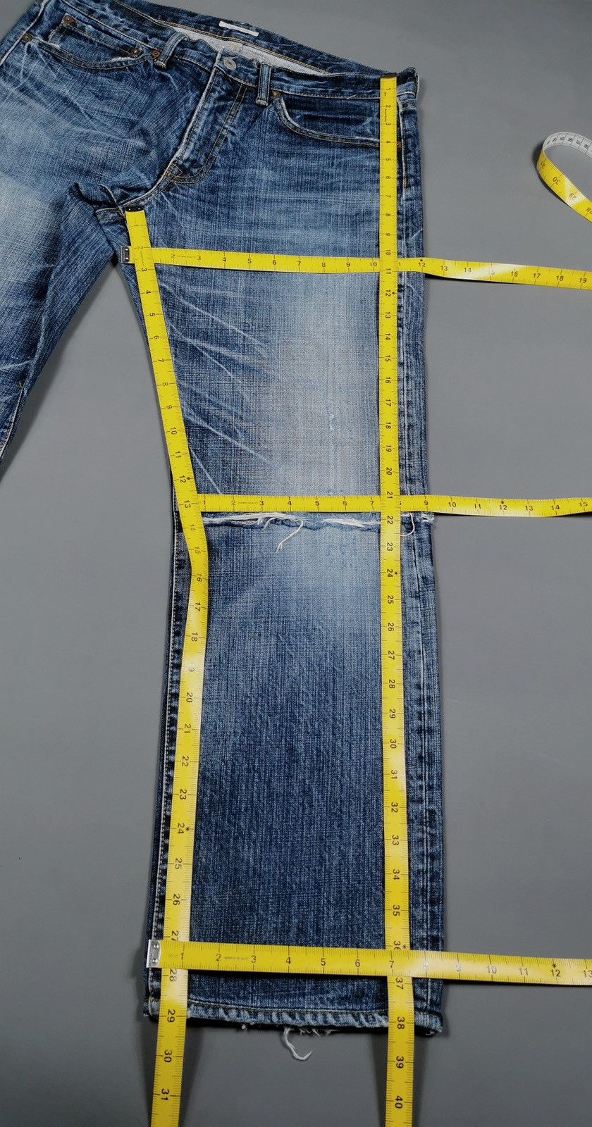 Eternal Eternal Japan Distressed Ankle Denim Jeans Size US 34 / EU 50 - 11 Thumbnail