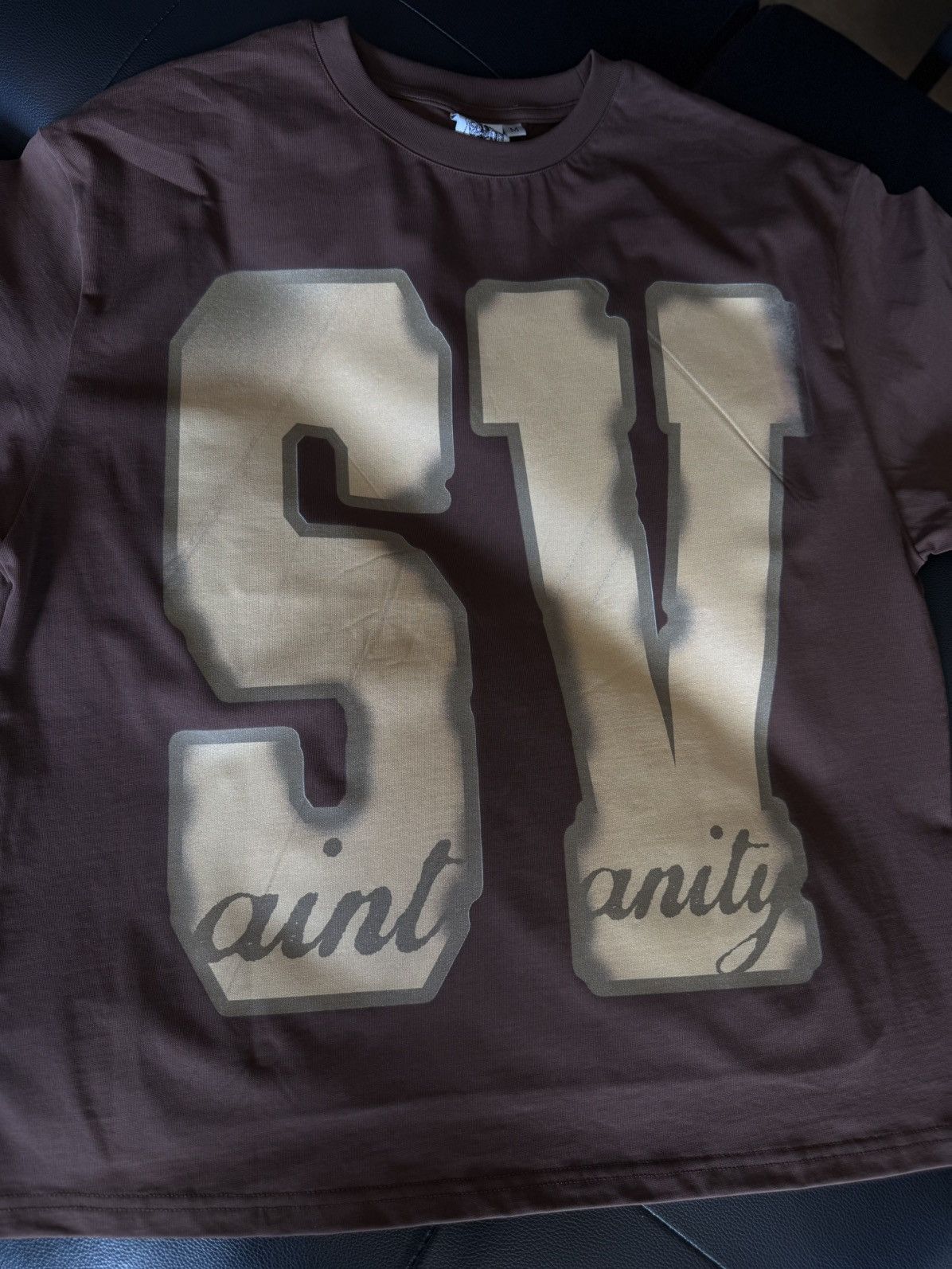 Saint Vanity Saint Vanity UNRELEASED Tee Shirt Logo Brown Size M (NEW) Size US M / EU 48-50 / 2 - 4 Thumbnail