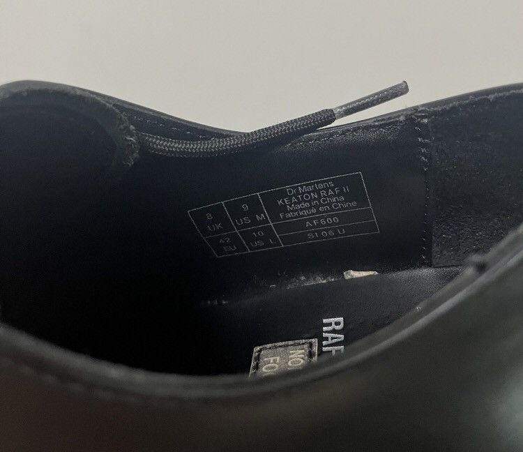 Raf Simons Raf Simons x Dr. Martens Double Iron Headed Leather Shoes Size US 9 / EU 42 - 8 Thumbnail