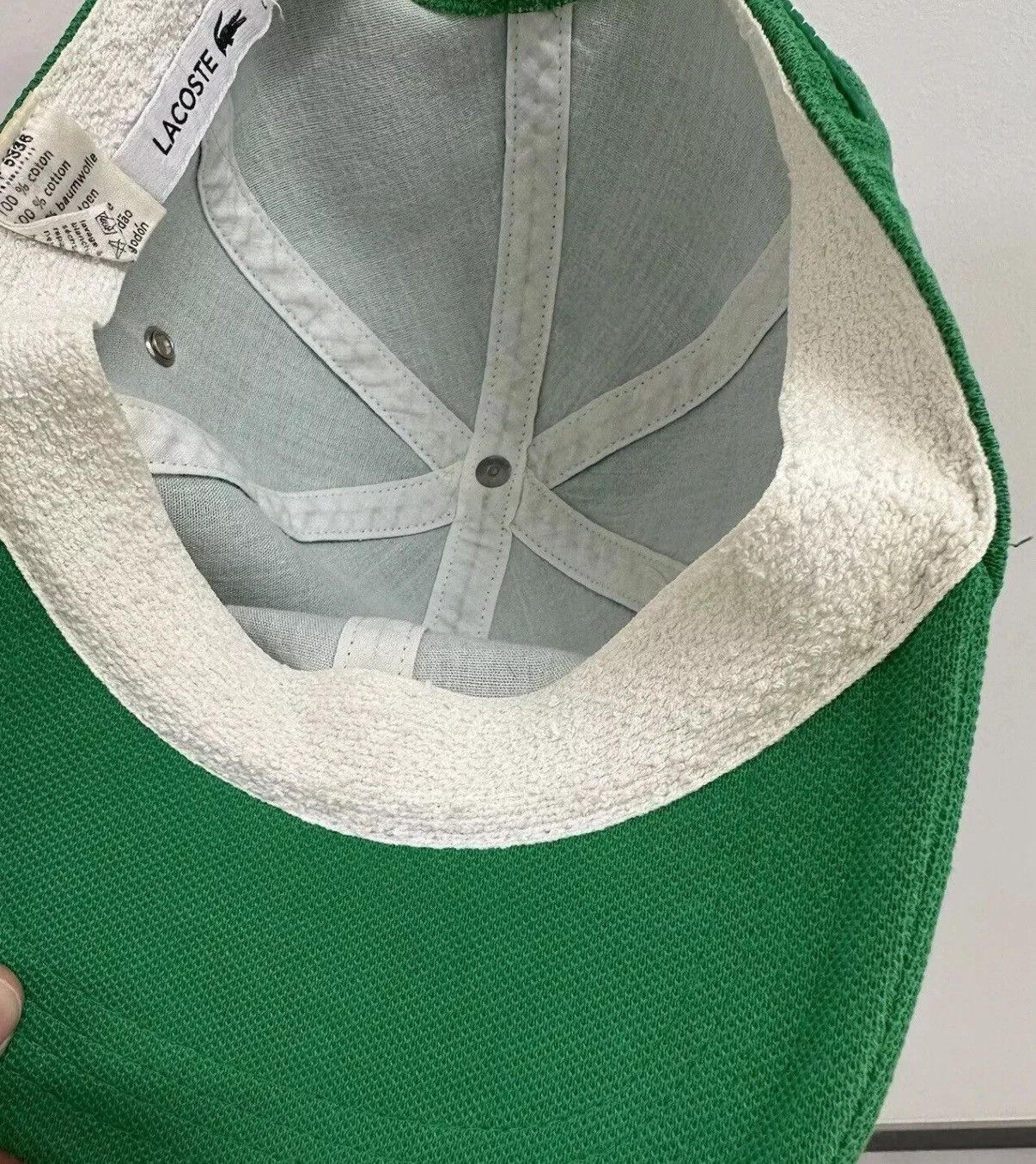 Lacoste LACOSTE CAP 5 PANEL CAP HATS UNISEX MENS ADJUSTABLE size L Size ONE SIZE - 8 Thumbnail