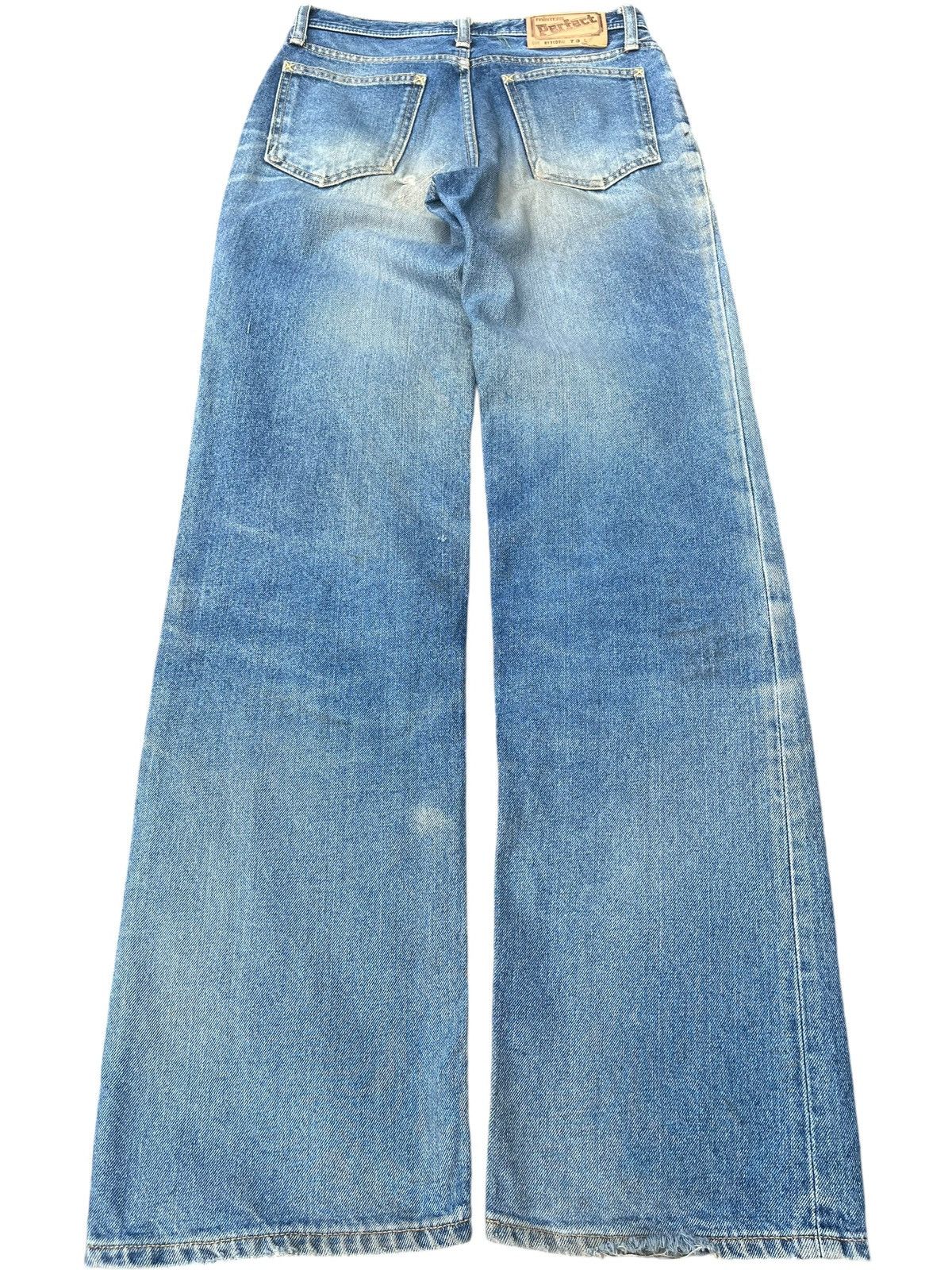 Japanese Brand Vintage Japanese Brand Blue Faded Washed Straight Cut Jeans Size US 28 / EU 44 - 2 Thumbnail
