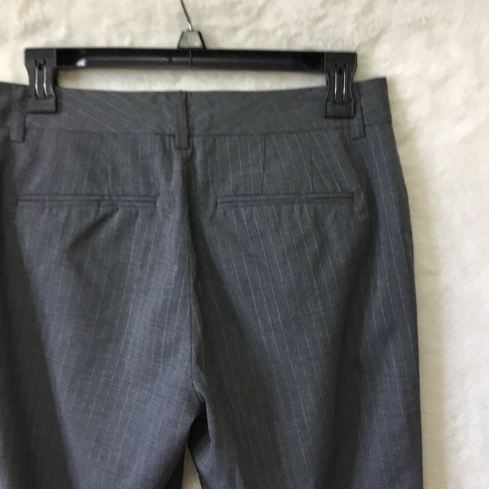 Banana Republic Banana Republic Gray Stripe Stretch Pants Size 27" / US 4 / IT 40 - 4 Thumbnail
