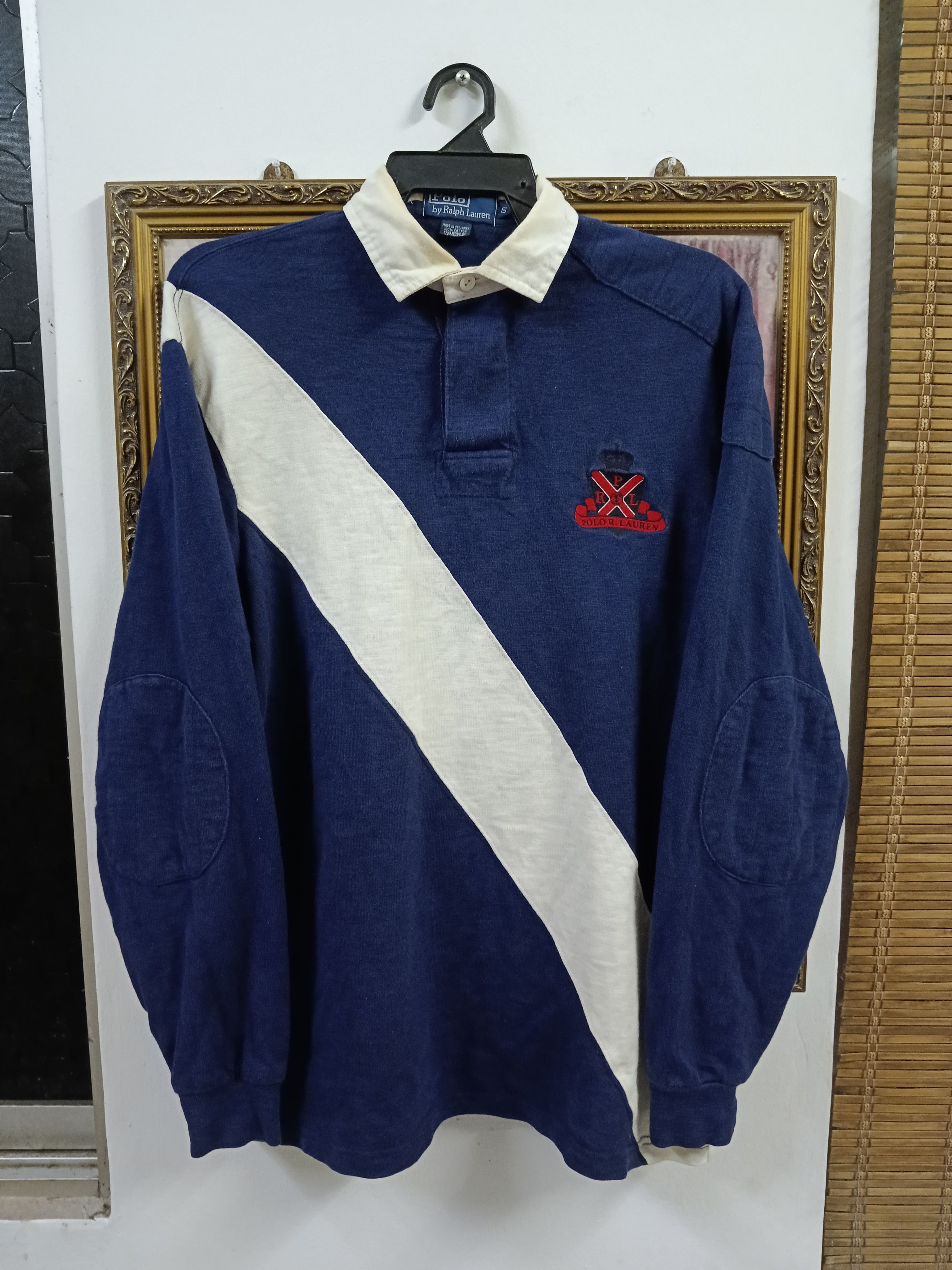 Polo Ralph Lauren × Rugby Ralph Lauren × Vintage VINTAGE 90s POLO BY RALPH LAUREN RUGBY LONG SLEEVE SHIRT Size US S / EU 44-46 / 1 - 1 Thumbnail