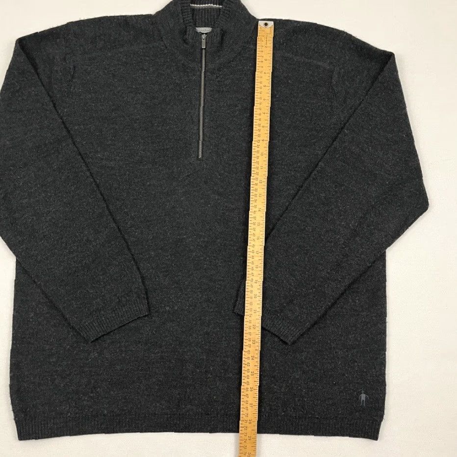 Smartwool SmartWool Sweater Mens 2XL Solid Knit Wool Merino Base Layer Quarter Zip SS626 Shirt Pullover Regular Casual Outdoors Boys? No, Mens Size US XXL / EU 58 / 5 - 5 Thumbnail