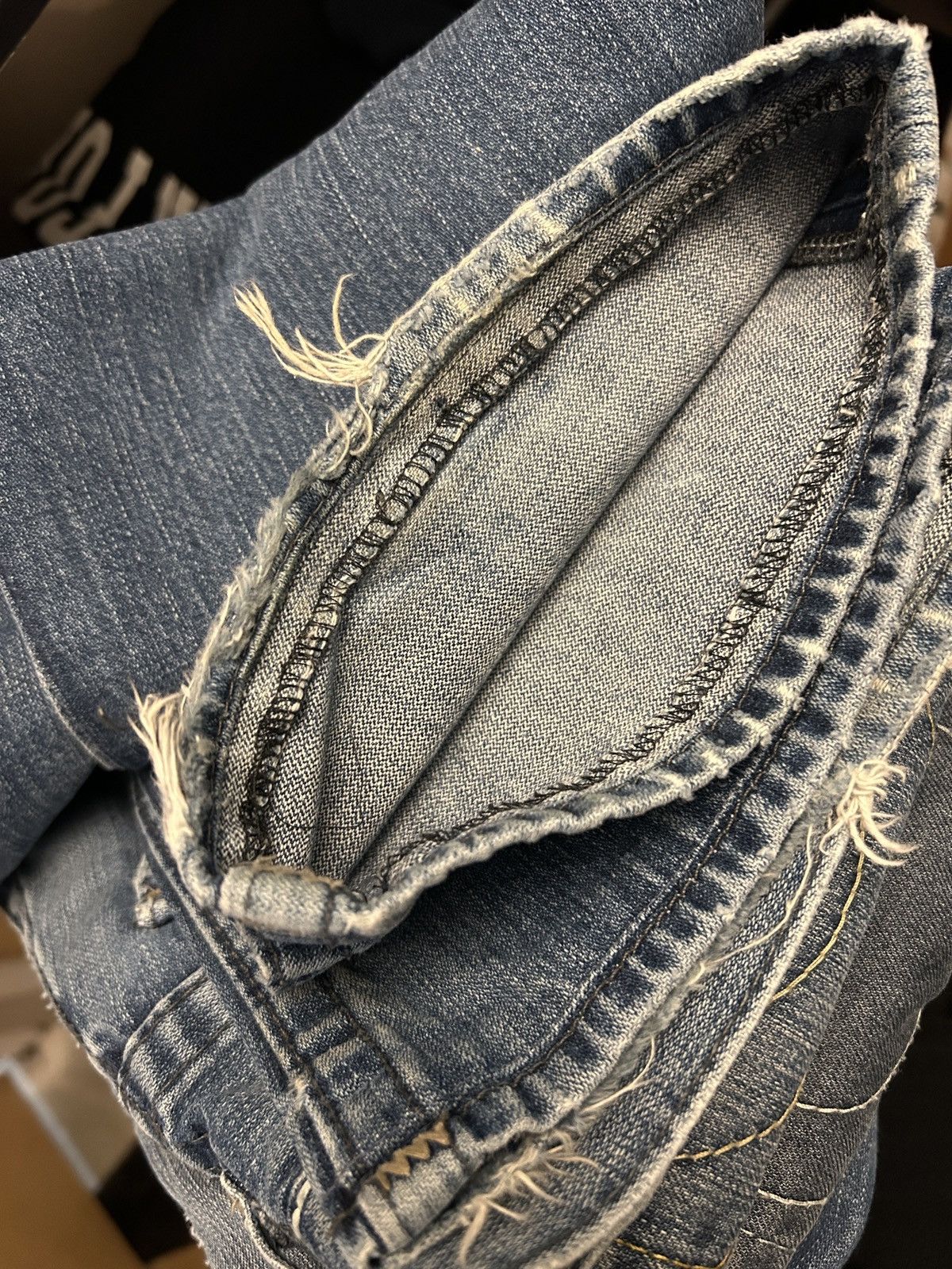 True Religion True Religion Ricky Super T Denim Jeans Size US 33 - 8 Thumbnail