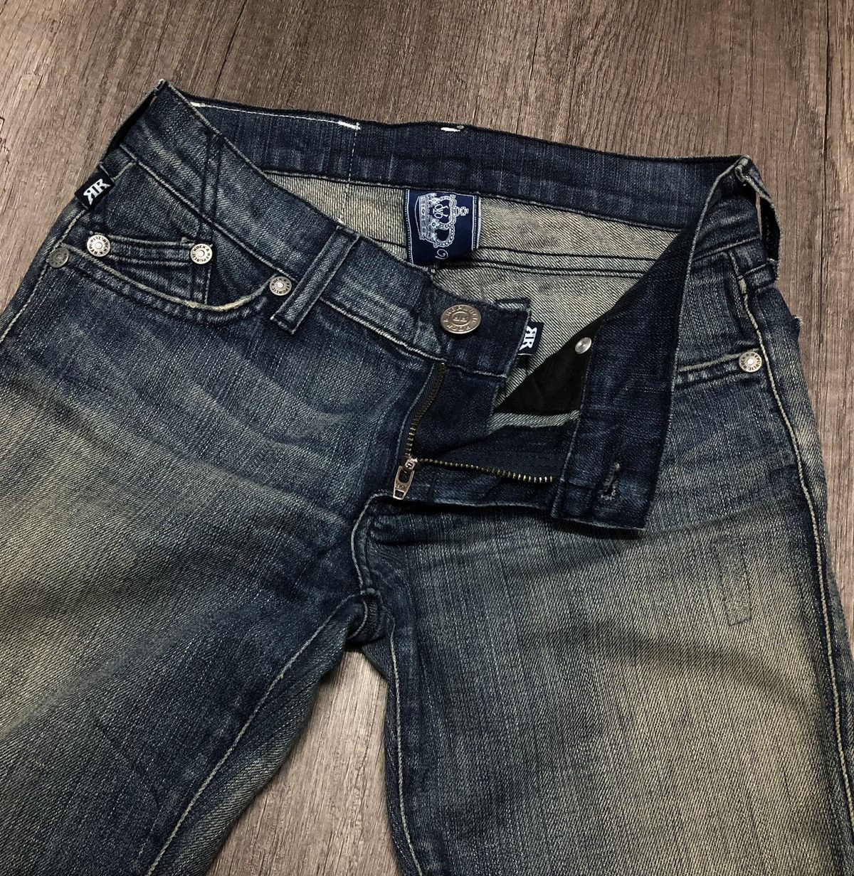 Rock & Republic × Victoria Beckham VICTORIA BECKHAM FOR ROCK & REPUBLIC FLARE JEANS Size 28" / US 6 / IT 42 - 14 Thumbnail