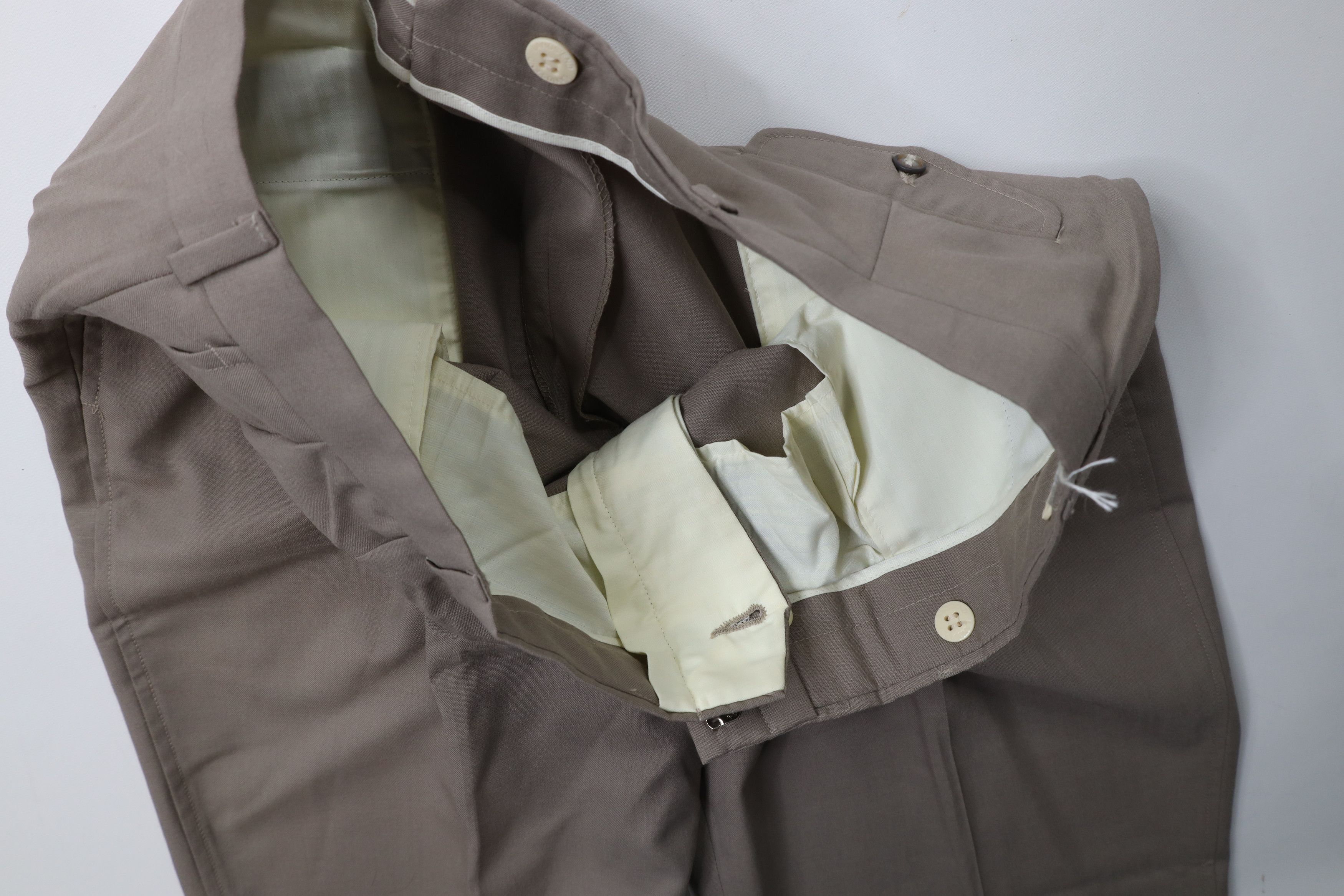 Lands' End × Vintage Vintage 90s Lands End Cuffed Wide Leg Chino Pants USA Size US 42 / EU 58 - 7 Thumbnail