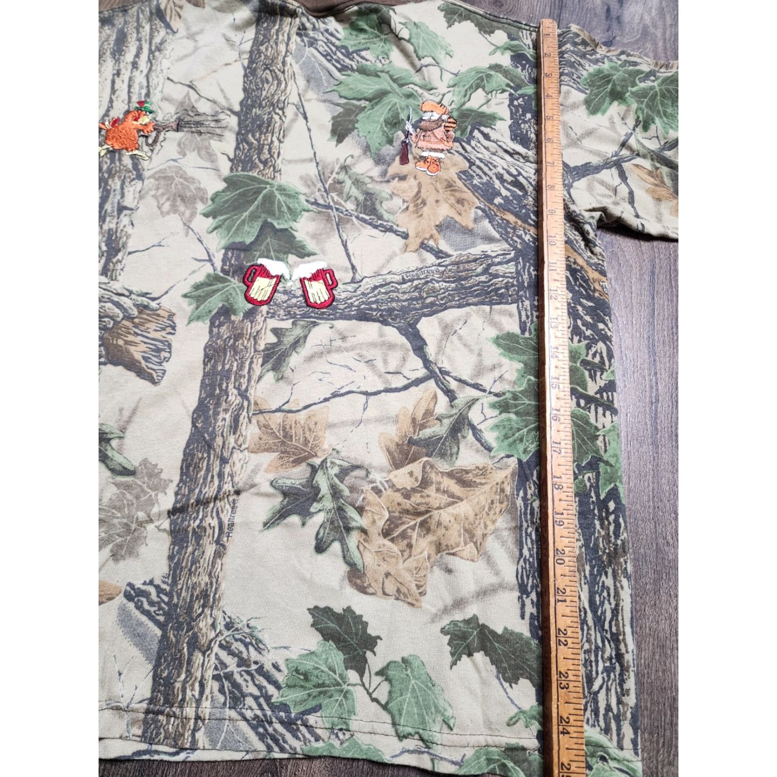 Realtree VINTAGE Realtree Camouflage T-Shirt Mens L Green 90s Embroidered Funny Outdoor Grunge Size US L / EU 52-54 / 3 - 5 Thumbnail