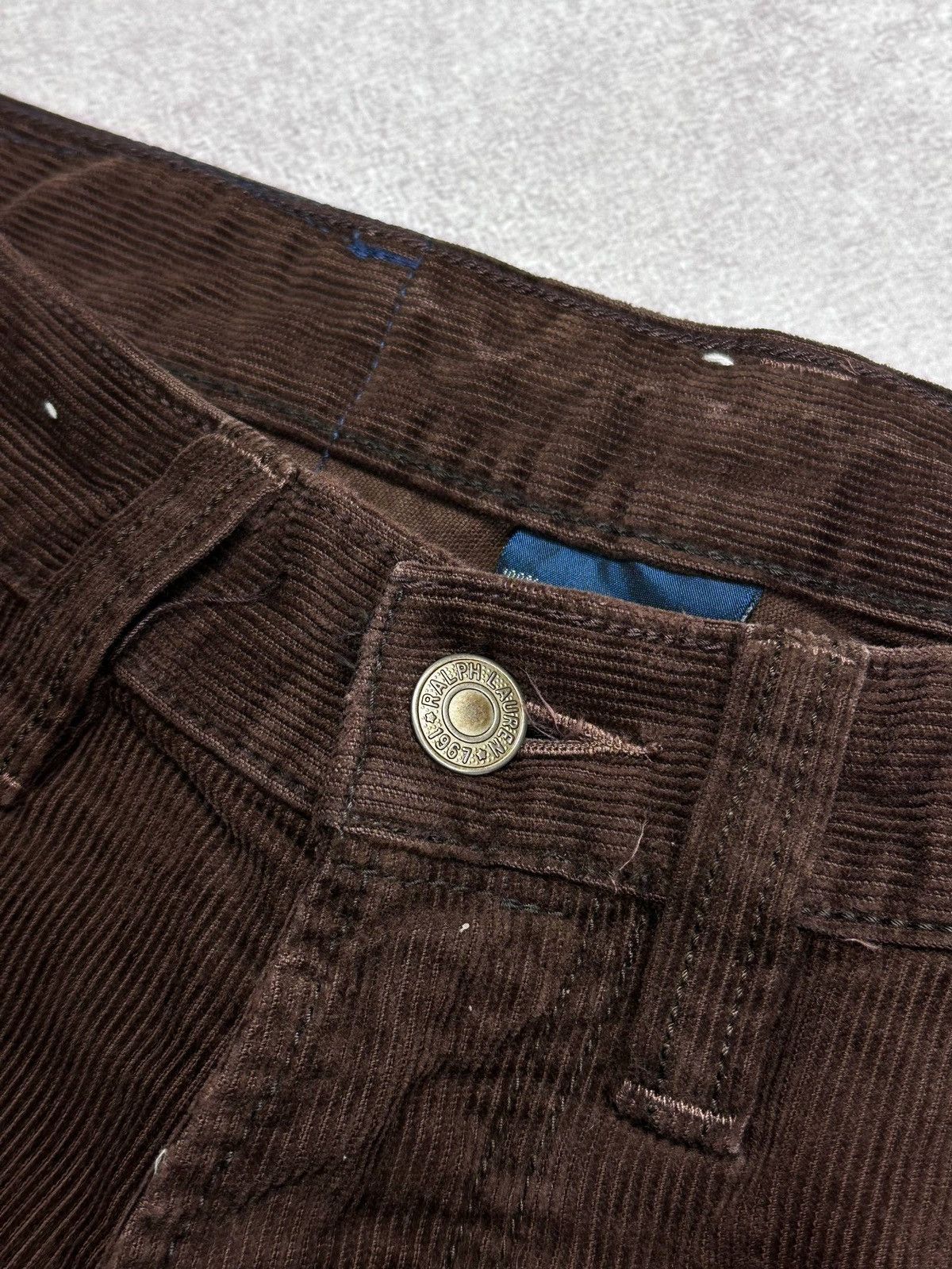 Polo Ralph Lauren Vintage Polo Ralph Lauren Baggy Corduroy Pants Chino 31x34 Size US 31 - 7 Thumbnail