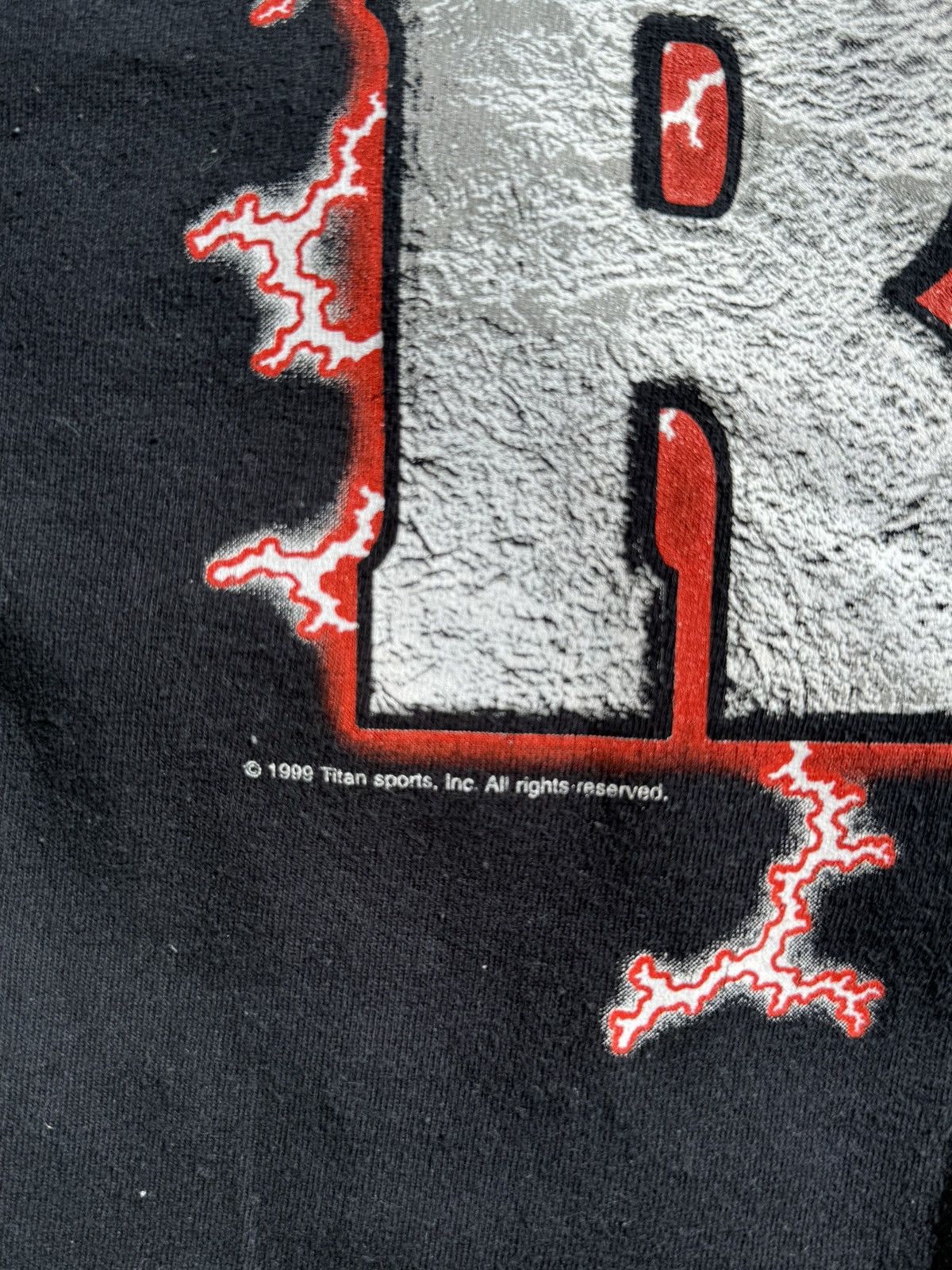 Other Vintage 1999 WWE The Rock Tshirt Size US XL / EU 56 / 4 - 3 Thumbnail