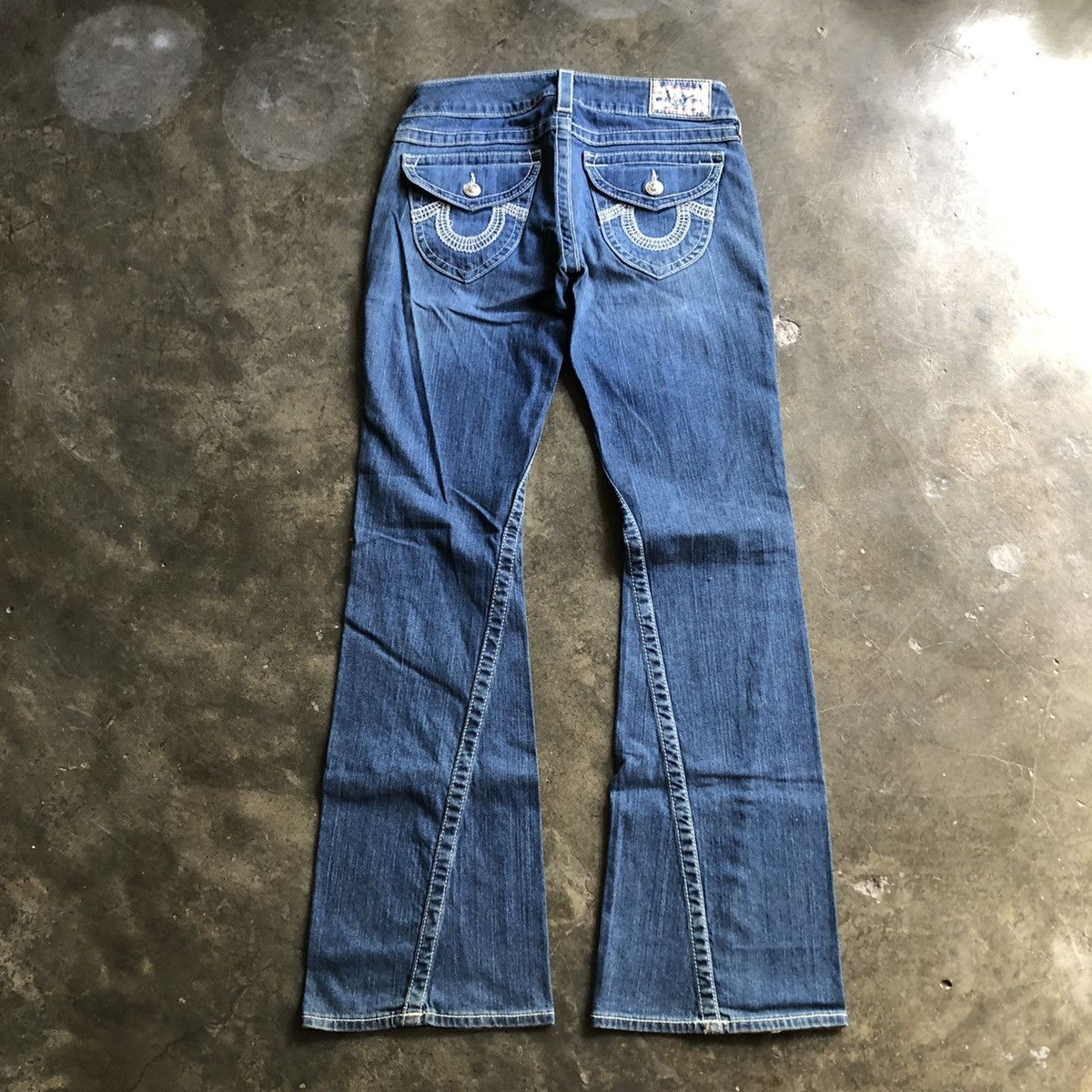 Hysteric Glamour × Japanese Brand × True Religion Vintage True Religon Flare Bell Bottom Jeans Size 29" - 1 Thumbnail