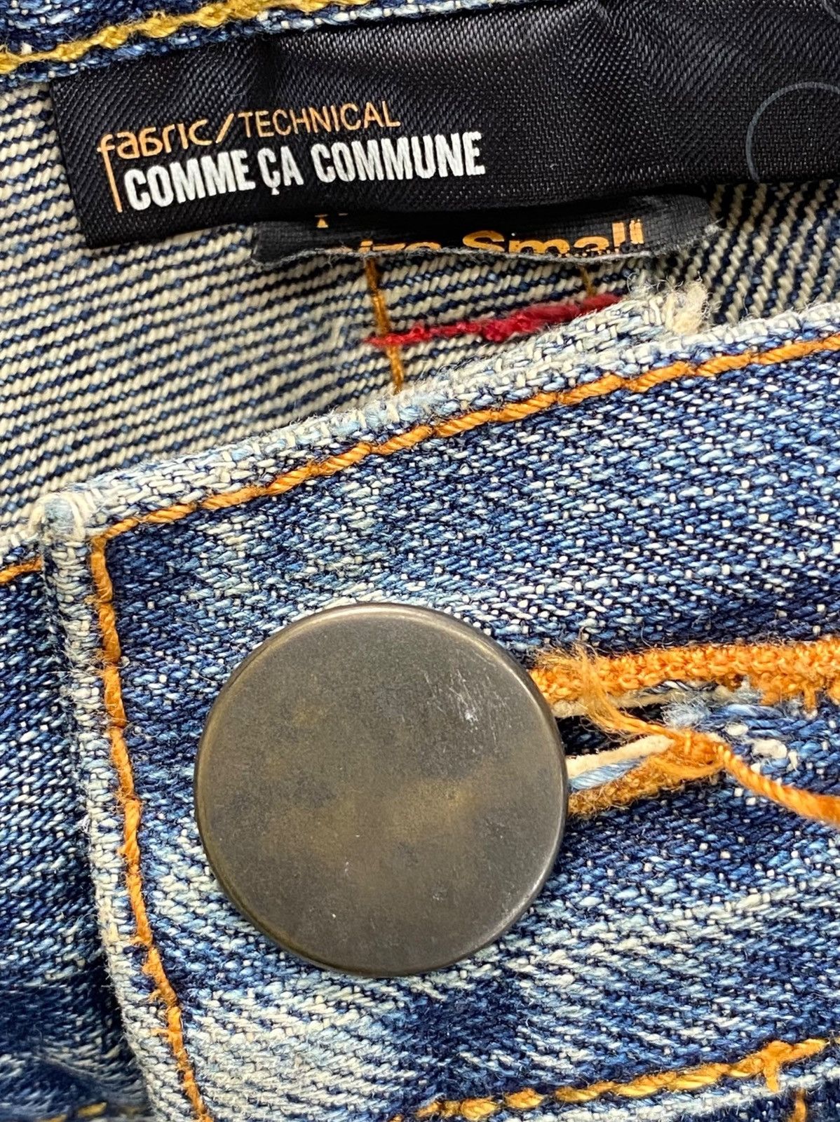 Japanese Brand Japanese Brand Faded Wash Ripped Style Twisted Leg Jeans Size US 31 - 10 Thumbnail