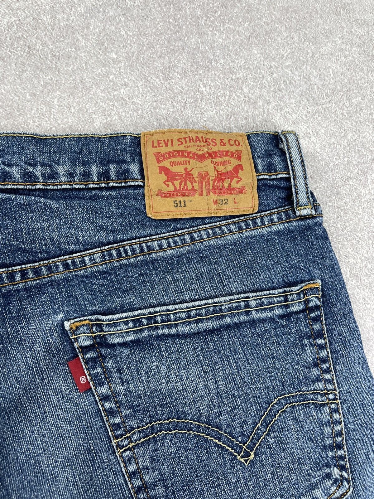 Levi's Levis Washed Blue Denim Shorts Size 32 Size US 32 / EU 48 - 8 Thumbnail